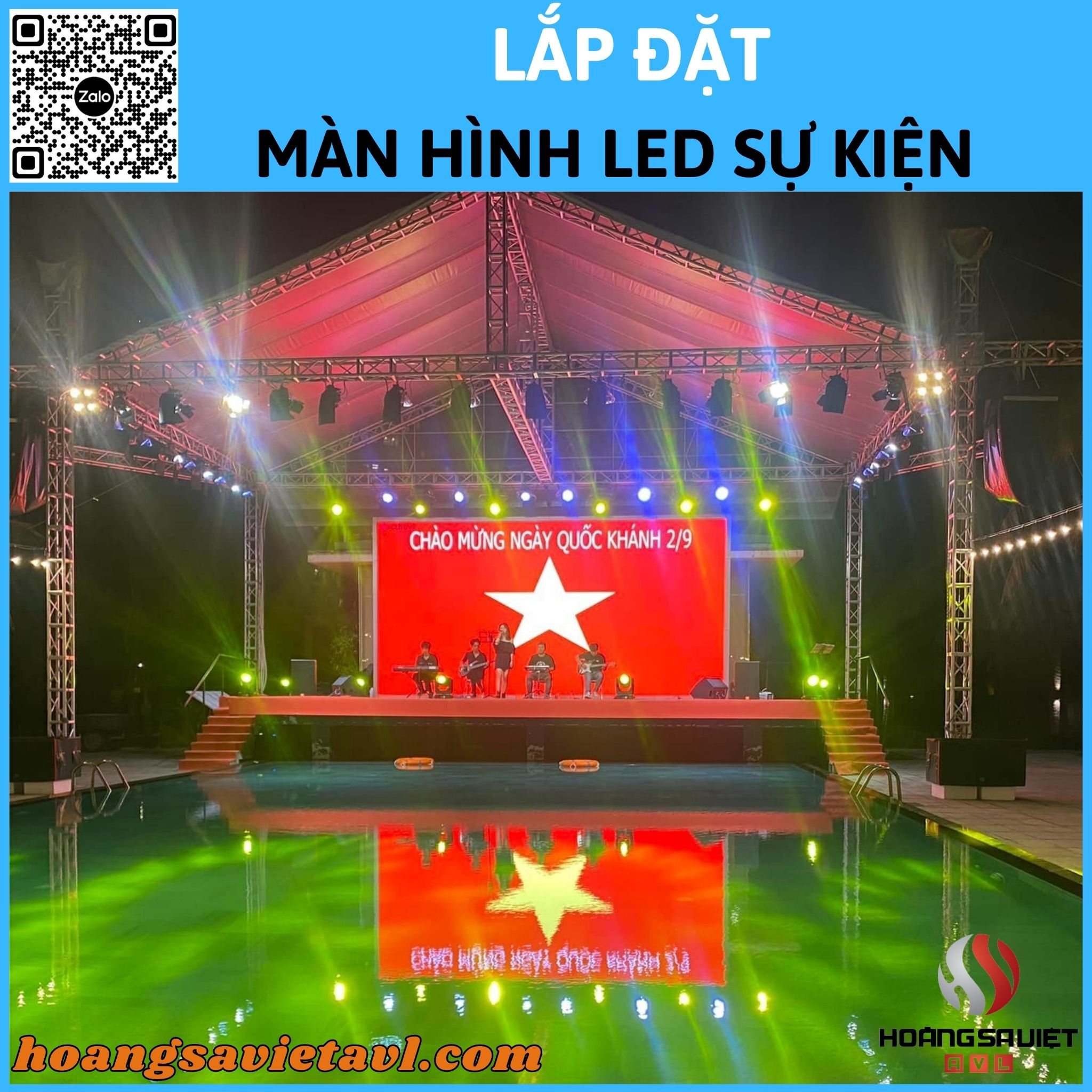 Lắp đặt màn hình Led sự kiện 