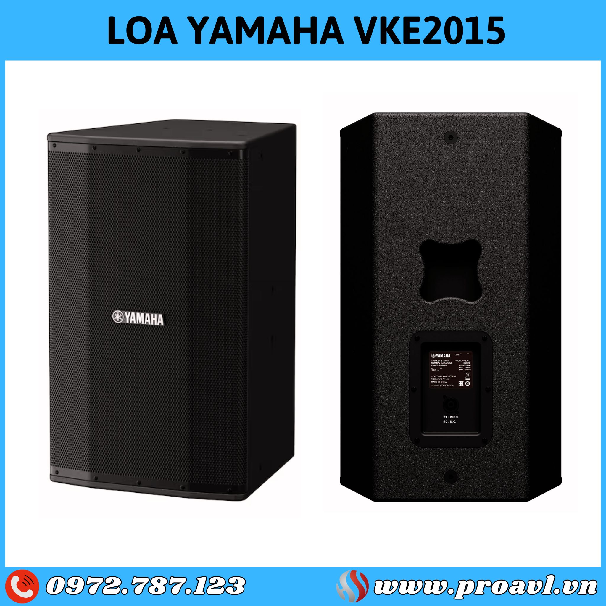 Genuine Yamaha VKE2015 speakers, good price