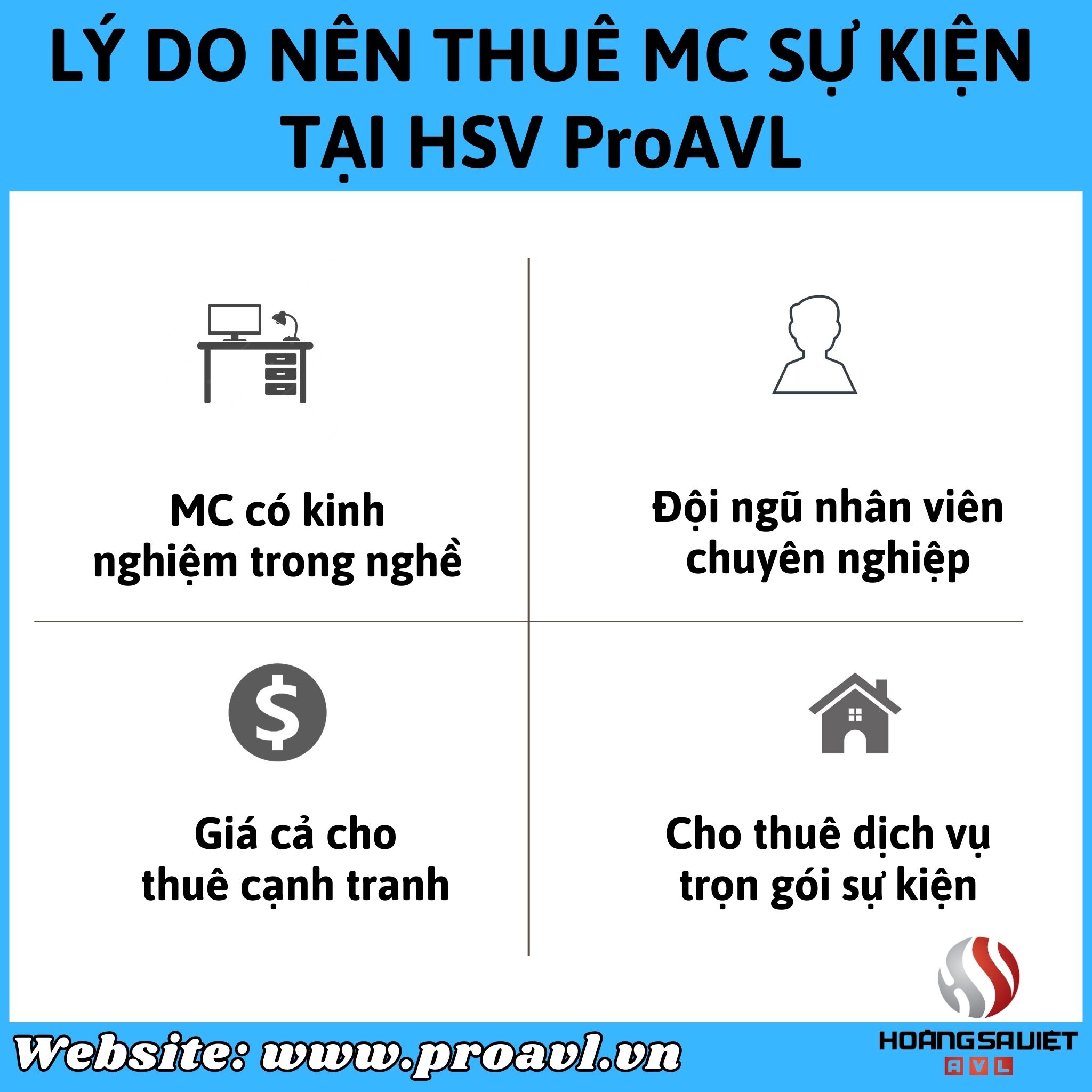 Reasons to hire an MC at HSV ProAVL Hanoi