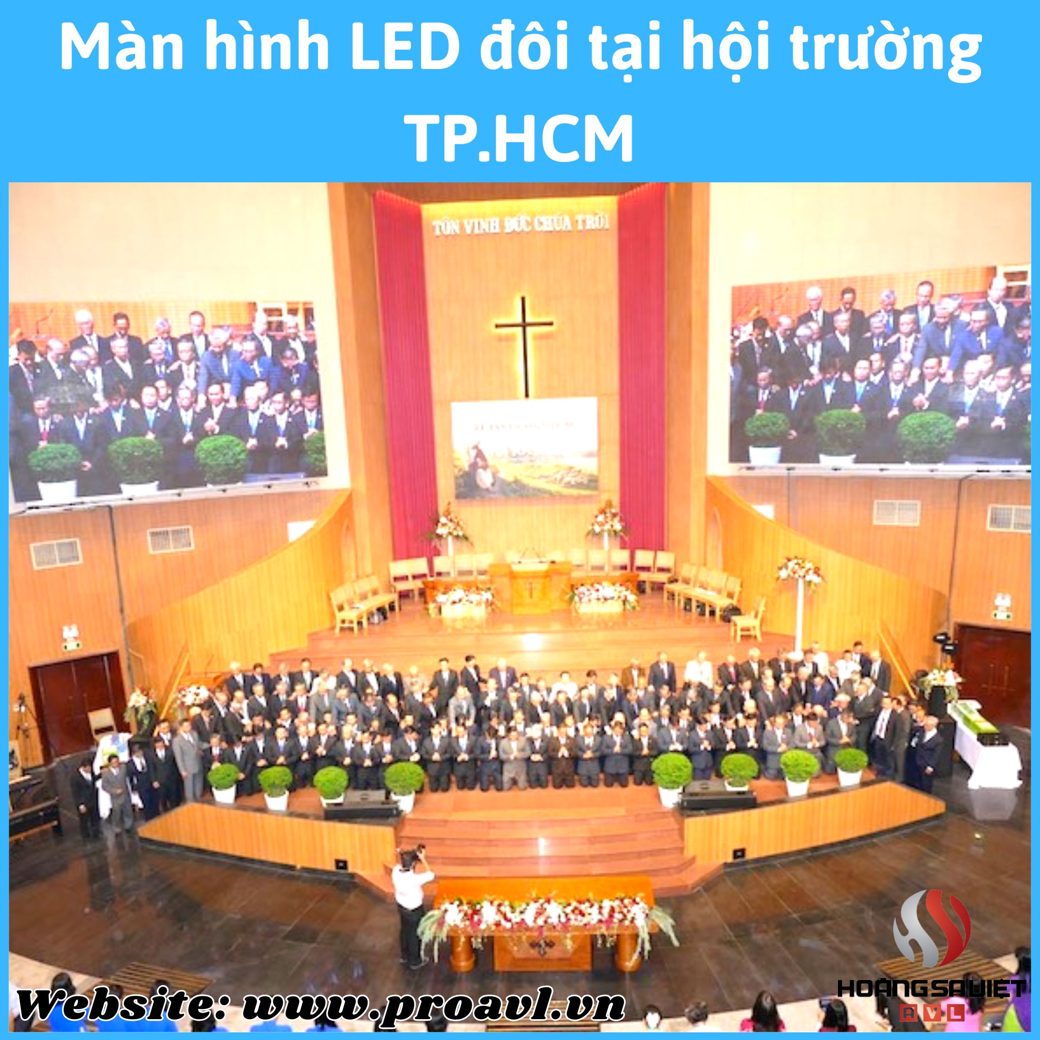 Màn hình LED trong hội trường