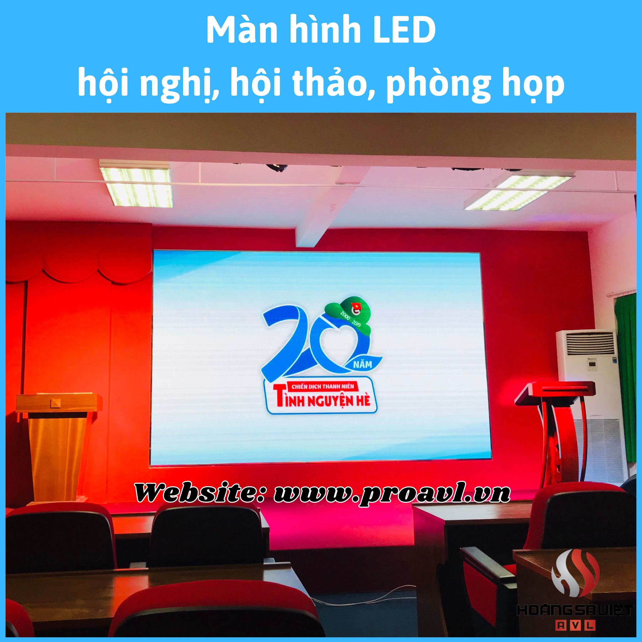 Thi công & lắp đặt màn hình LED indoor