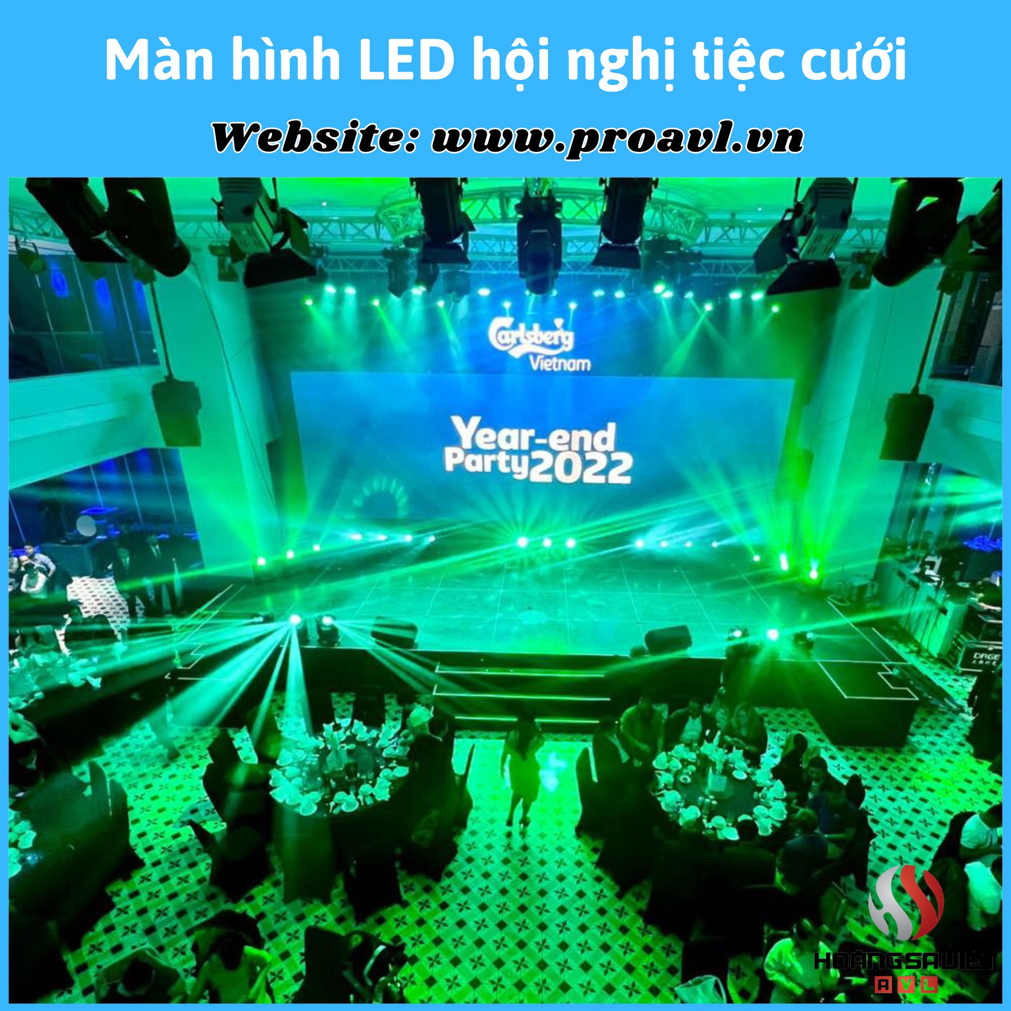 Wedding conference LED screen project in Hue