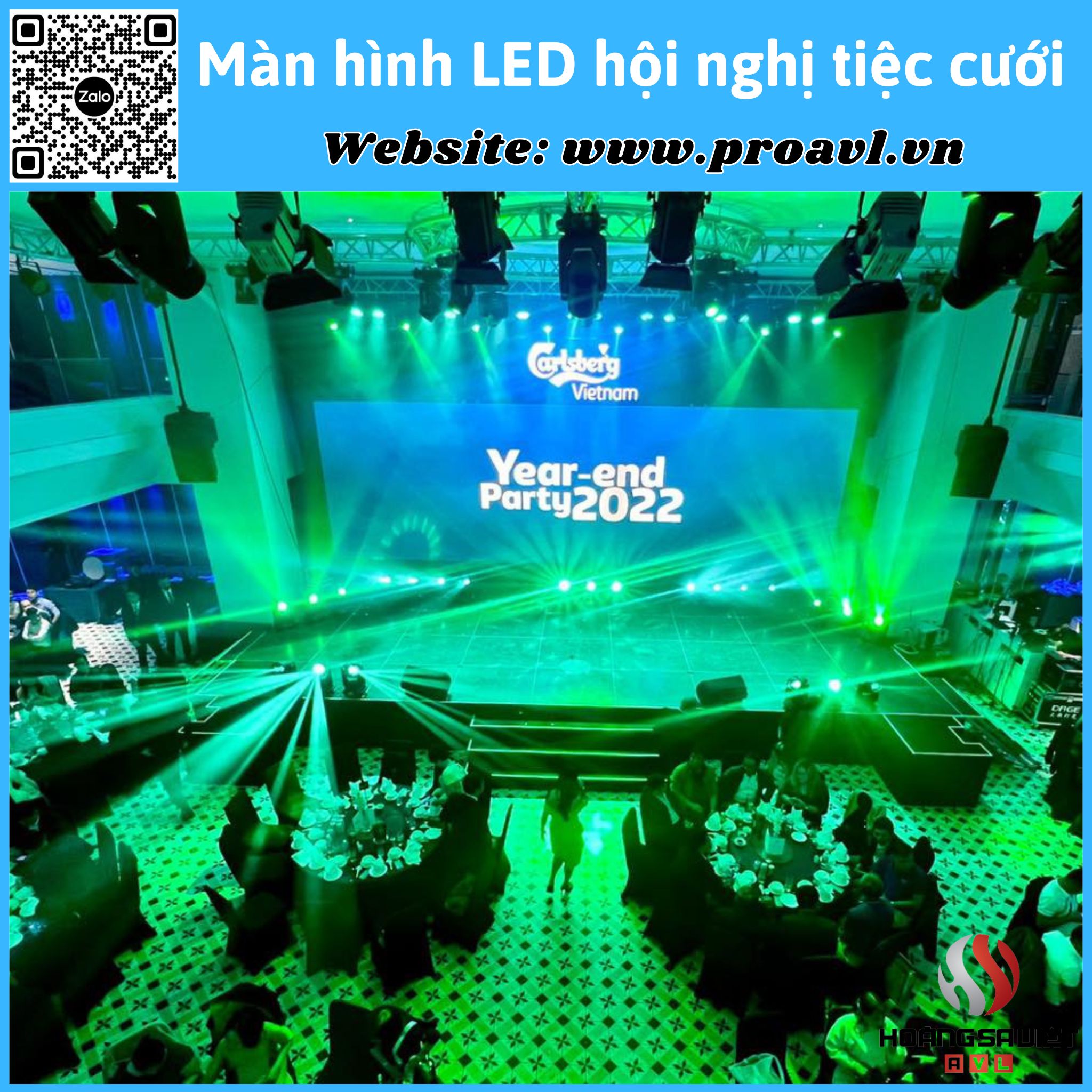 Wedding conference LED screen project in Hue