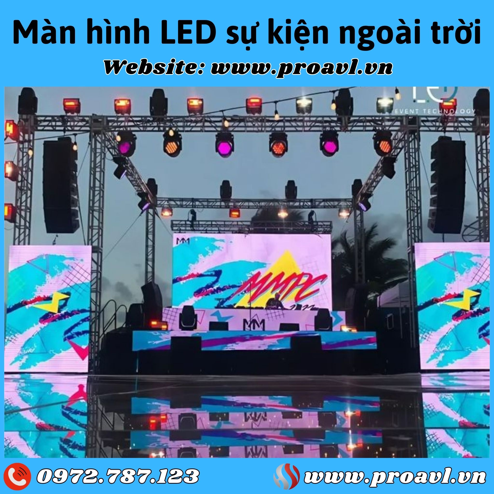 Outdoor LED screen rental