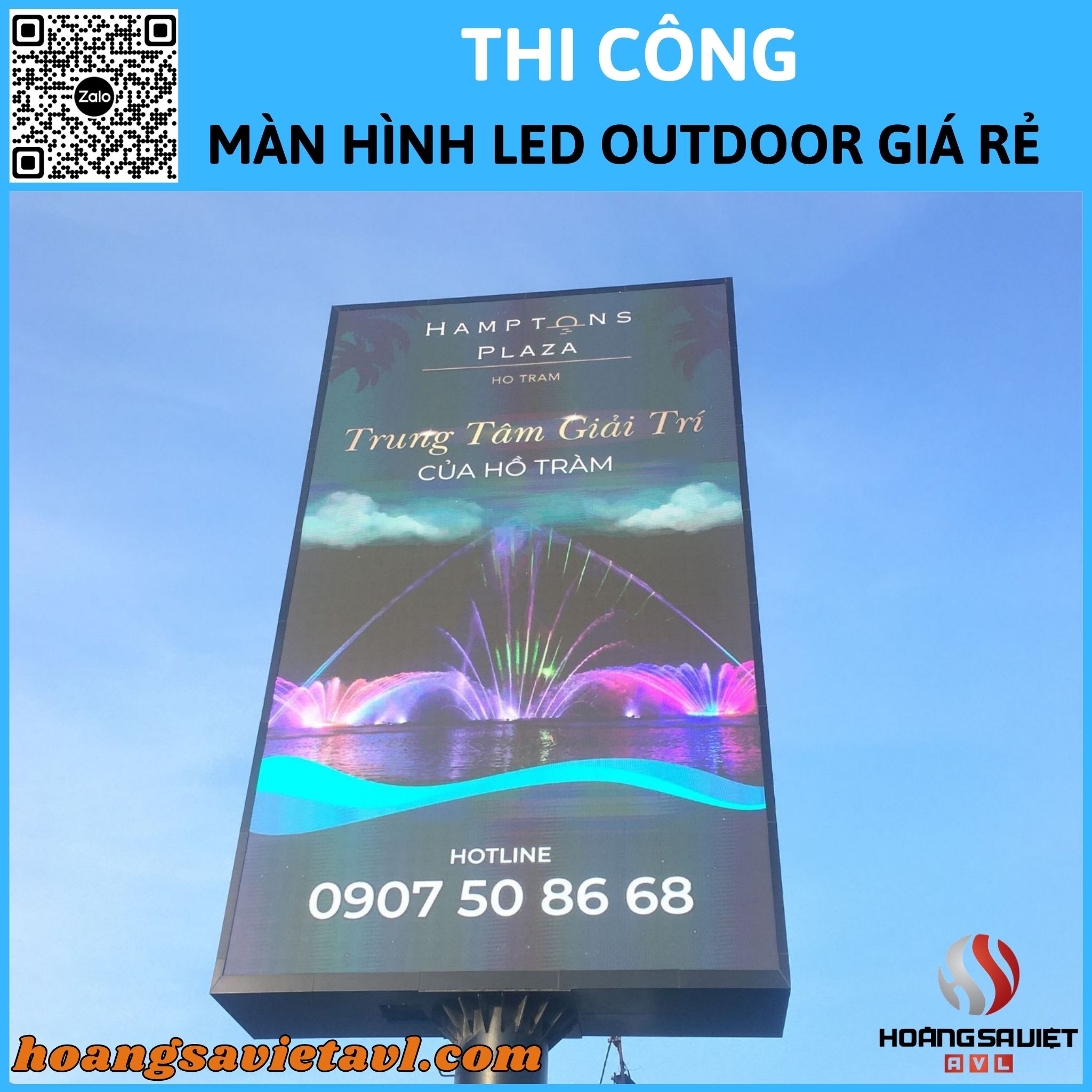 Thi công màn hình Led Outdoor chất lượng 