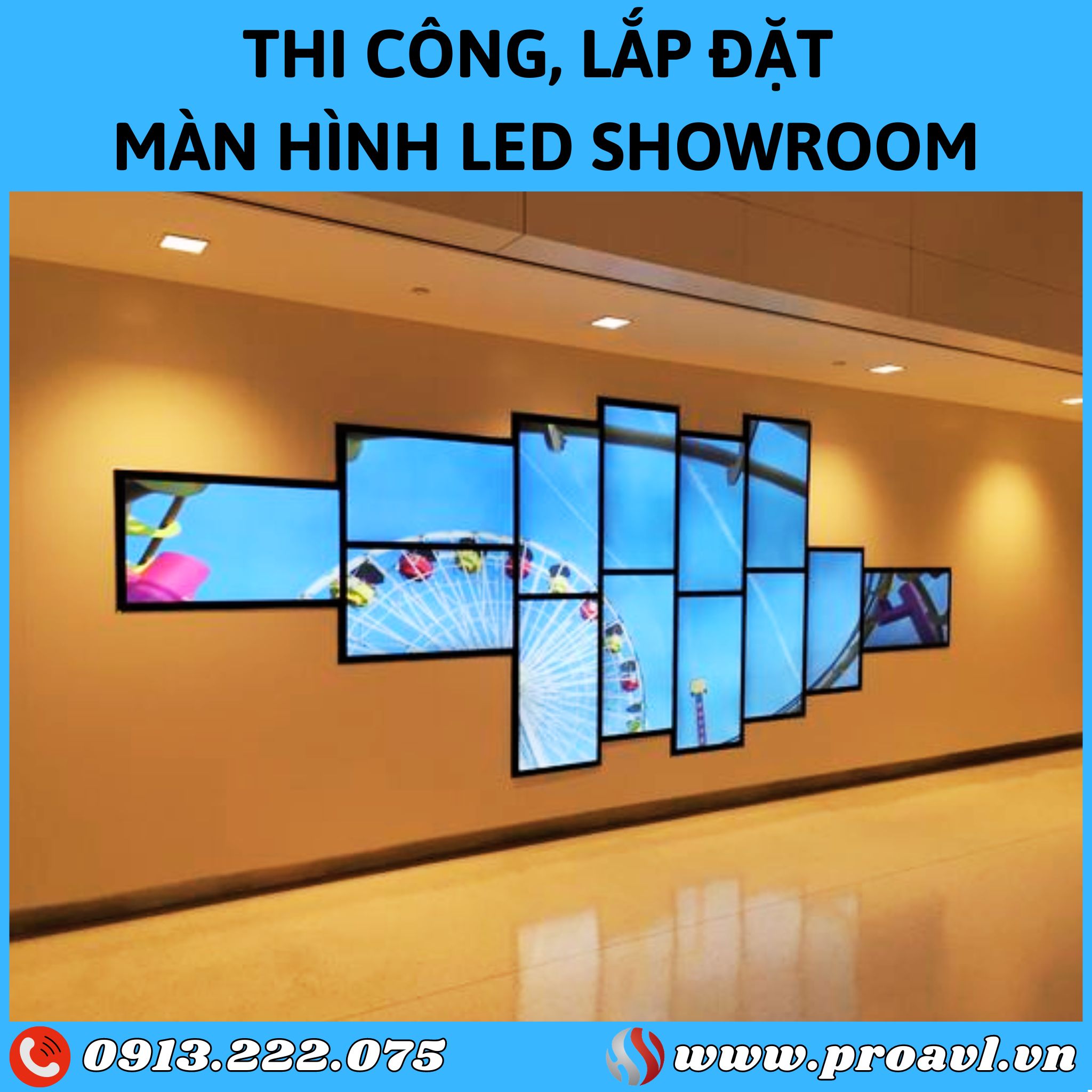 Install Led Showroom screen at good price at HSV ProAVL