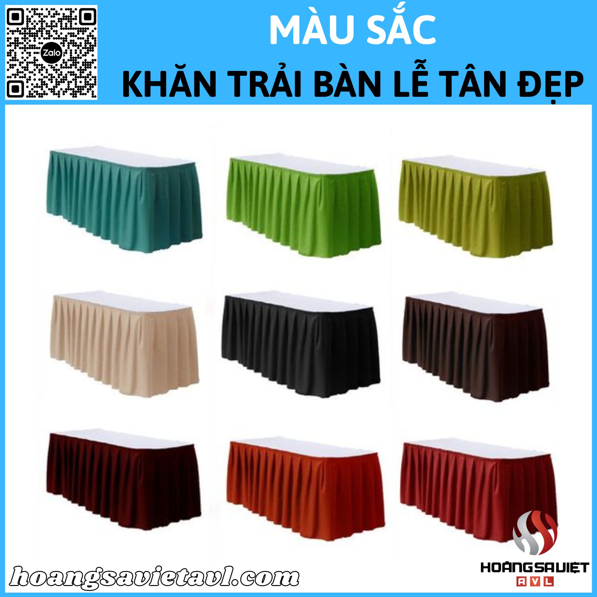 The color of the reception tablecloth is beautiful