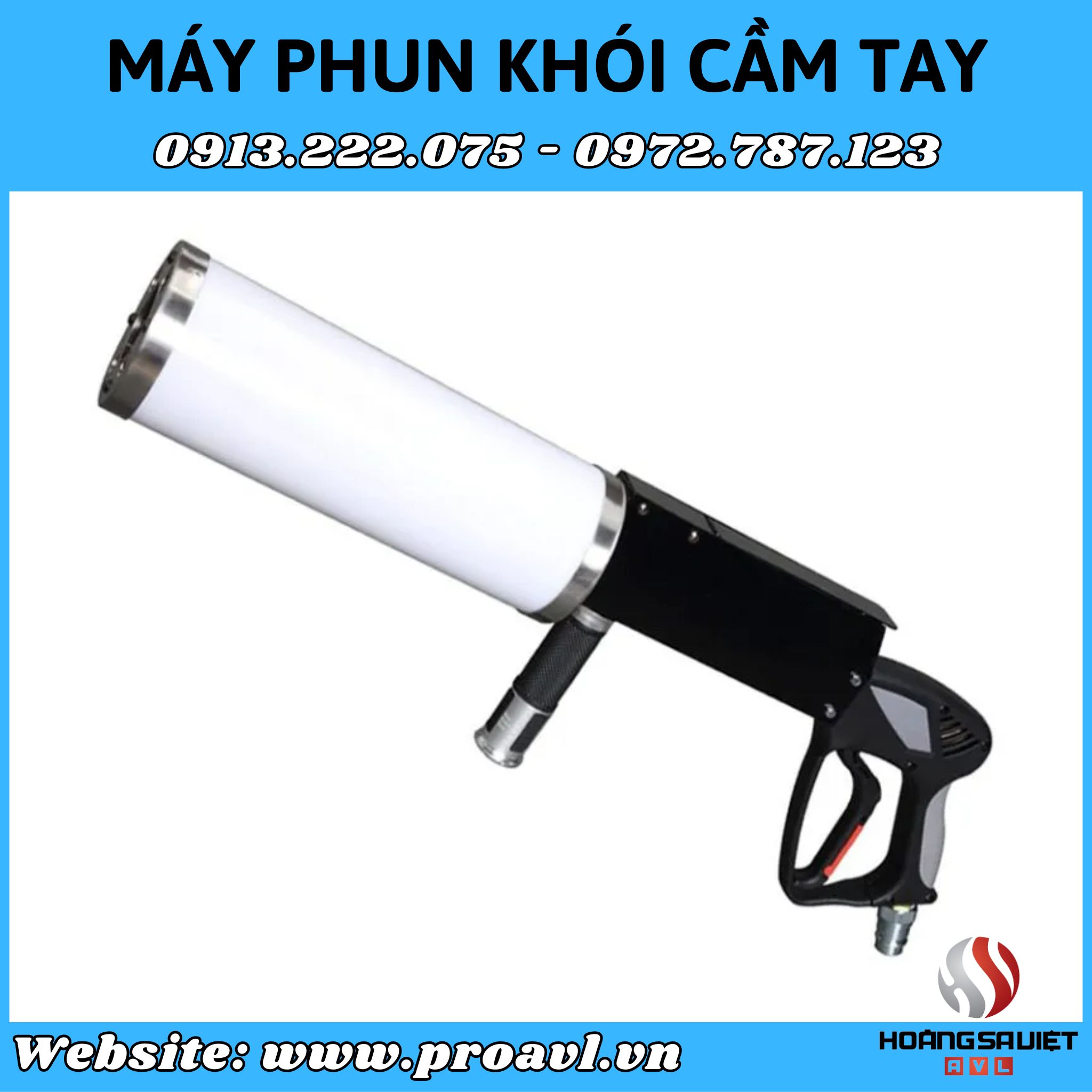Cheap handheld smoke machine rental at HSV ProAVL Hanoi