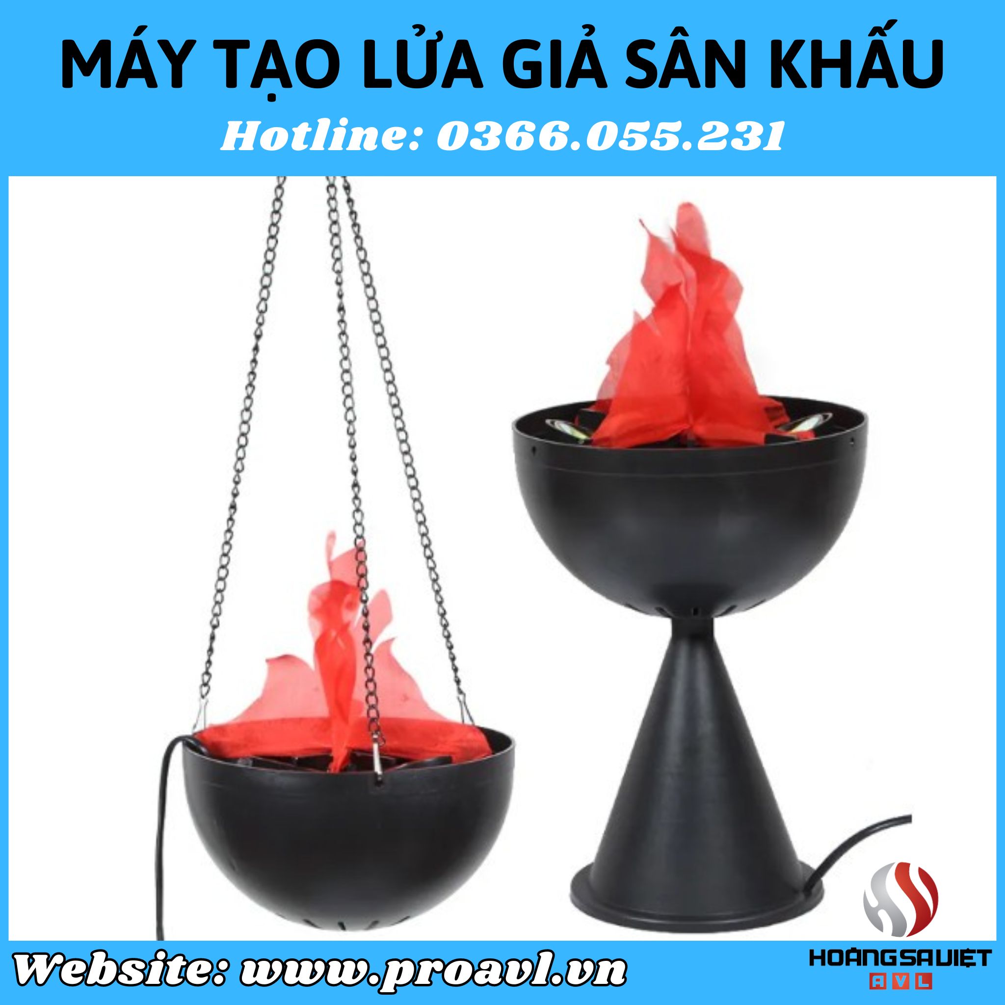 Cho thuê máy tạo lửa giả sân khấu tại Hà Nội