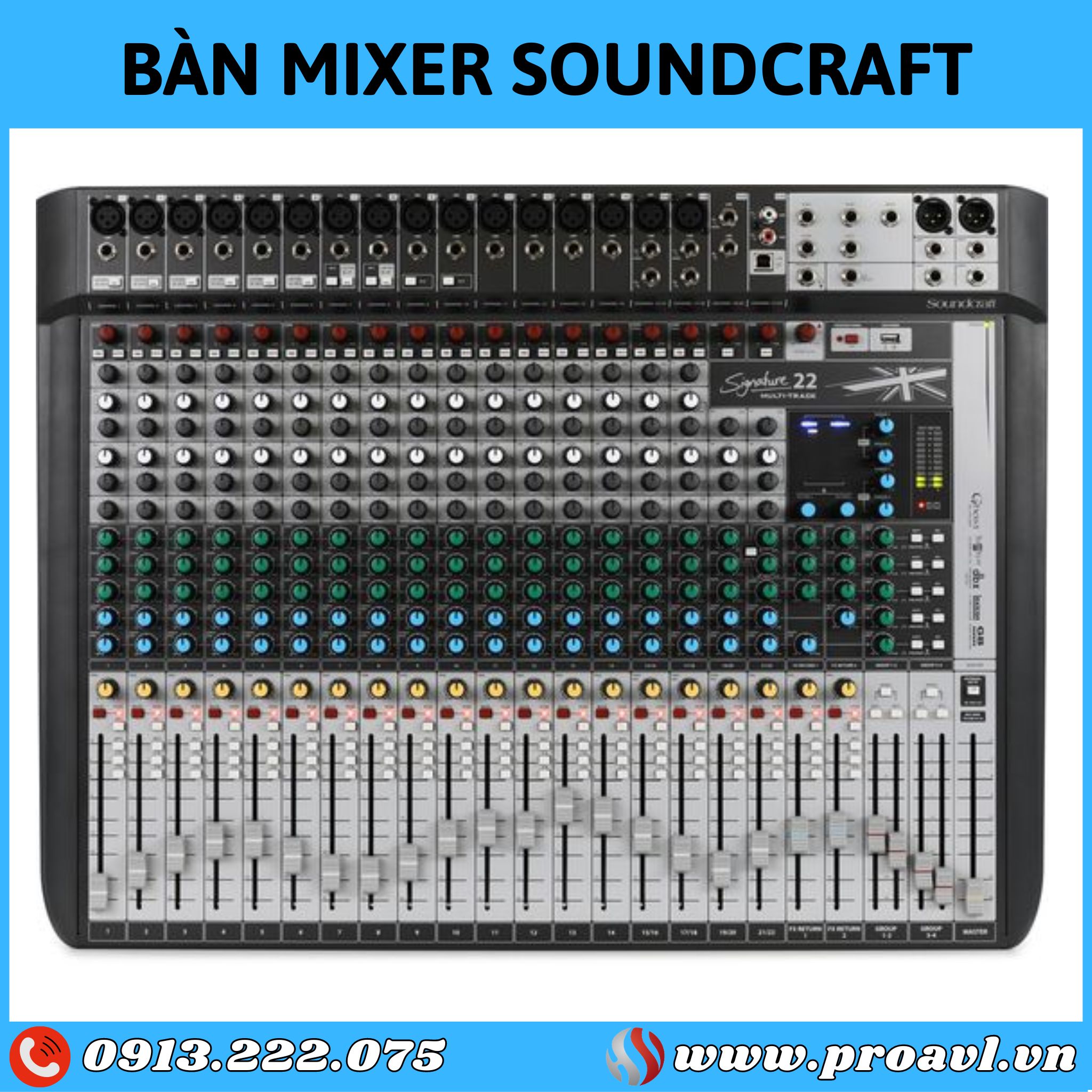 Soundcraft Mixer Table