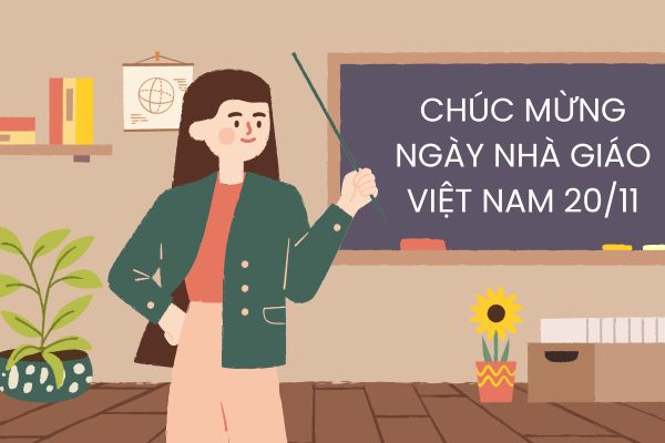 Mẫu thiệp chúc mừng Ngày Nhà Giáo Việt Nam 20/11