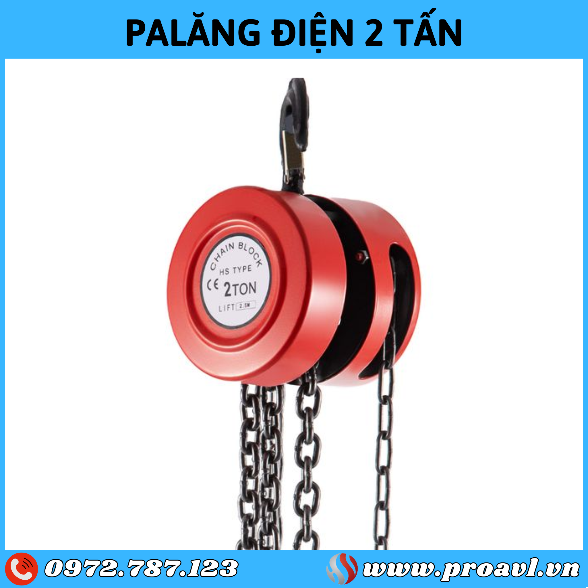 2 ton electric hoist