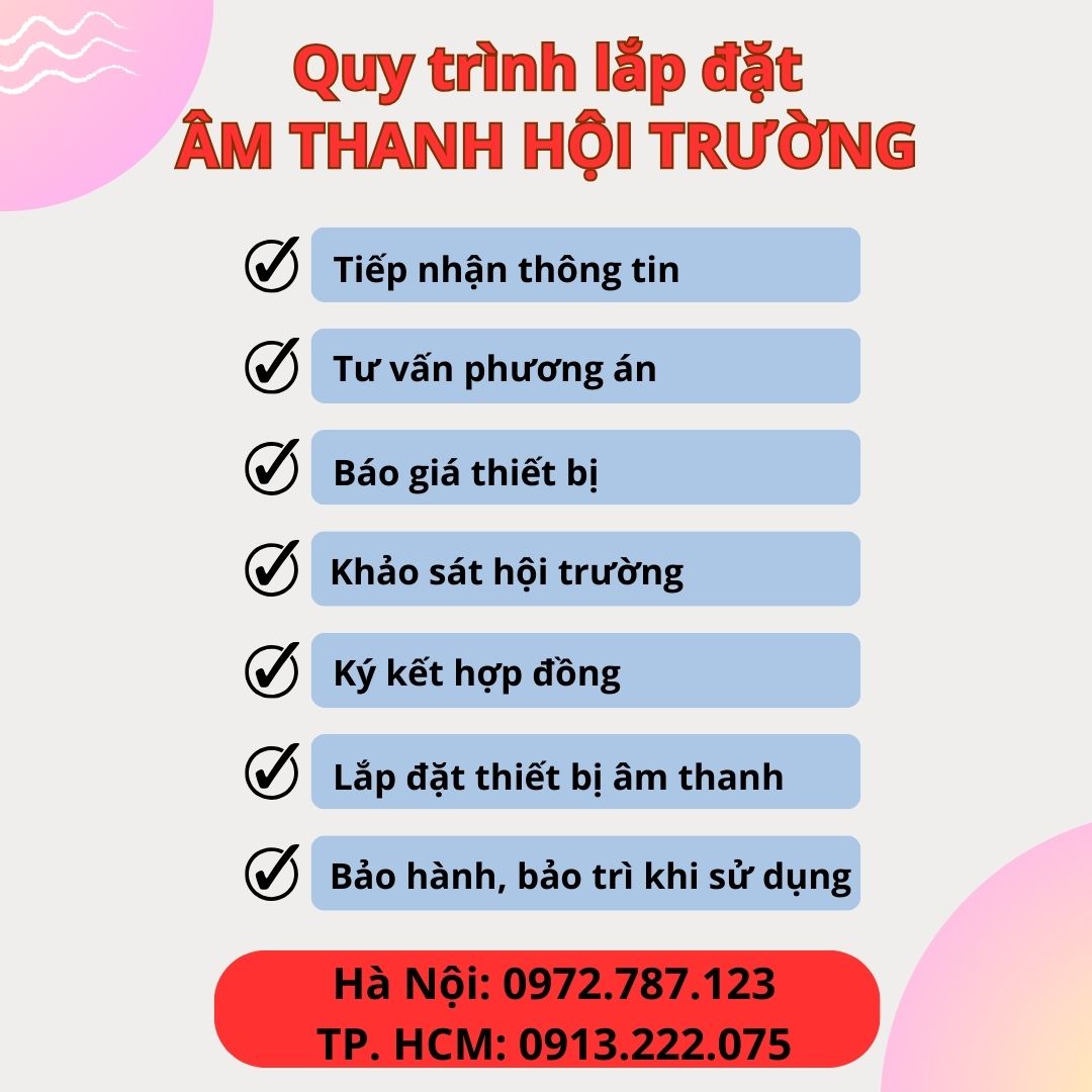 Hall sound installation process