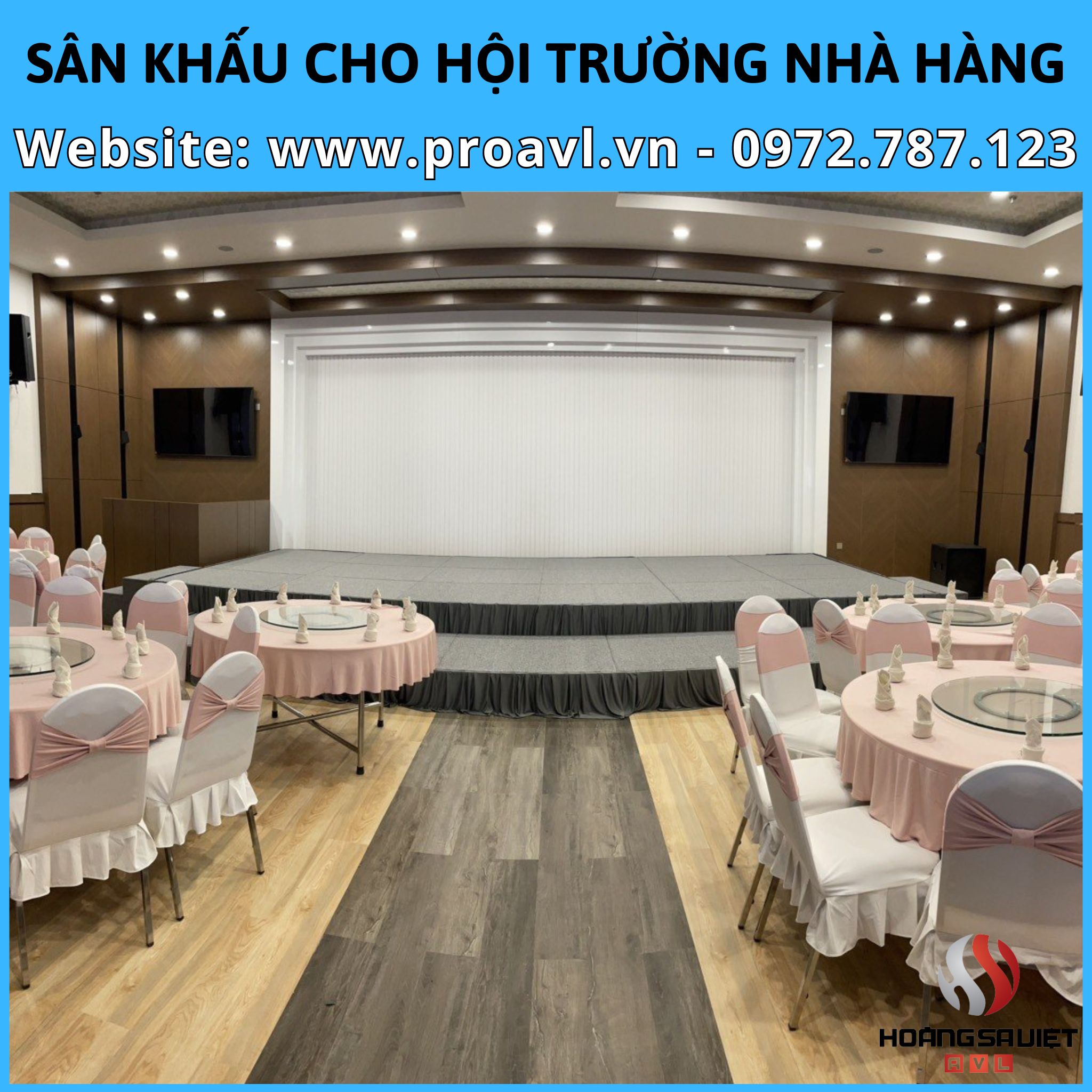 STAGE FOR RESTAURANT HALL