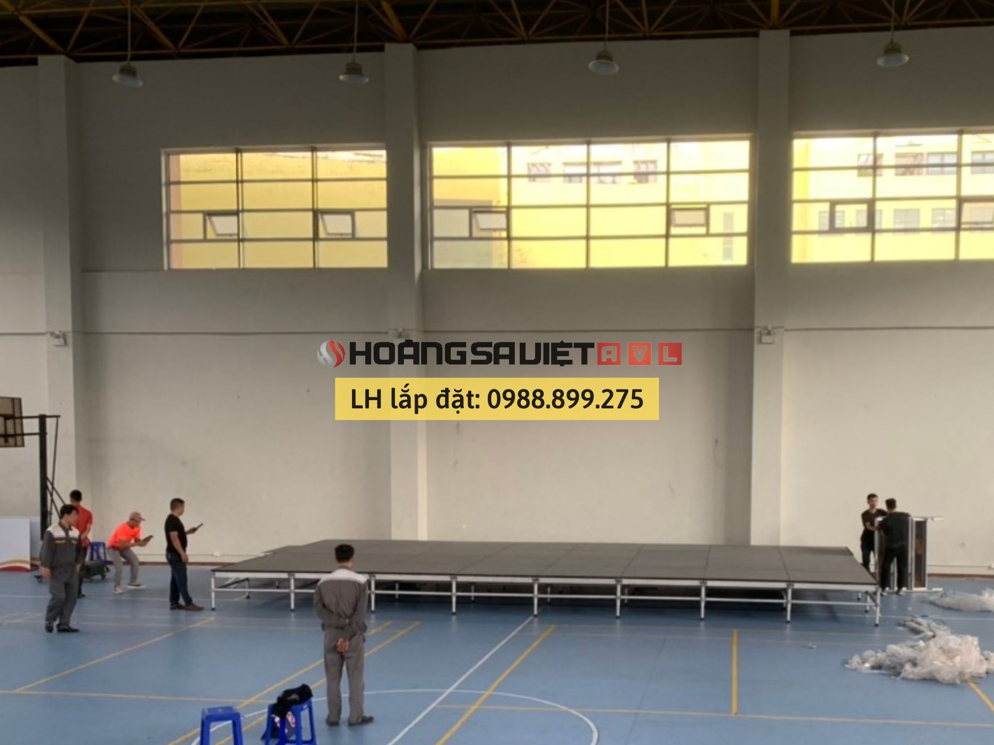 Construction and Installation of Stage Podium