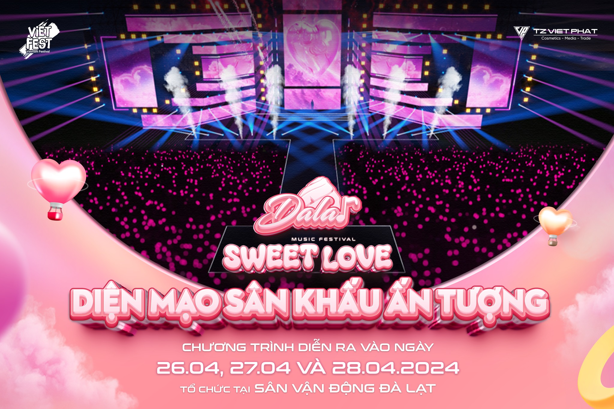 Sân khấu sự kiện Sweet Love