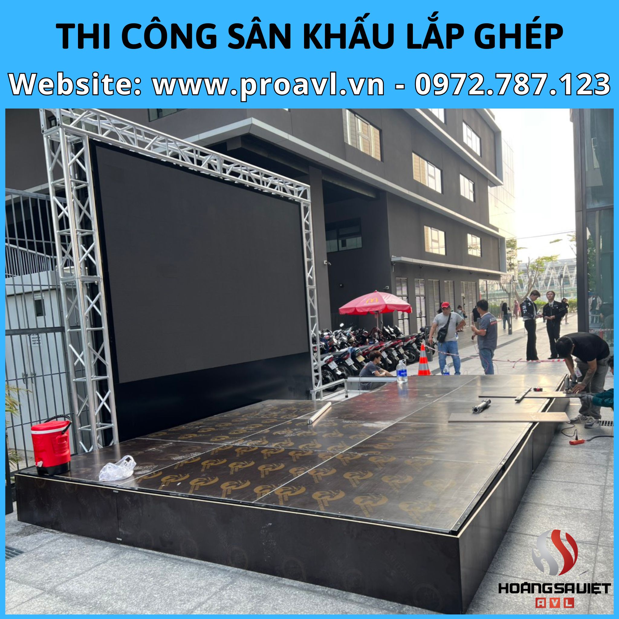 CONSTRUCTION OF ASSEMBLY STAGE