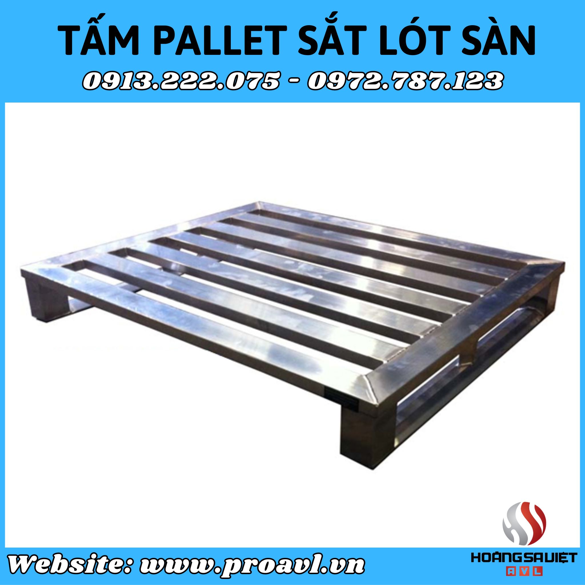 Tấm Pallet sắt chất lượng, uy tín tại Hà Nội, TP. HCM