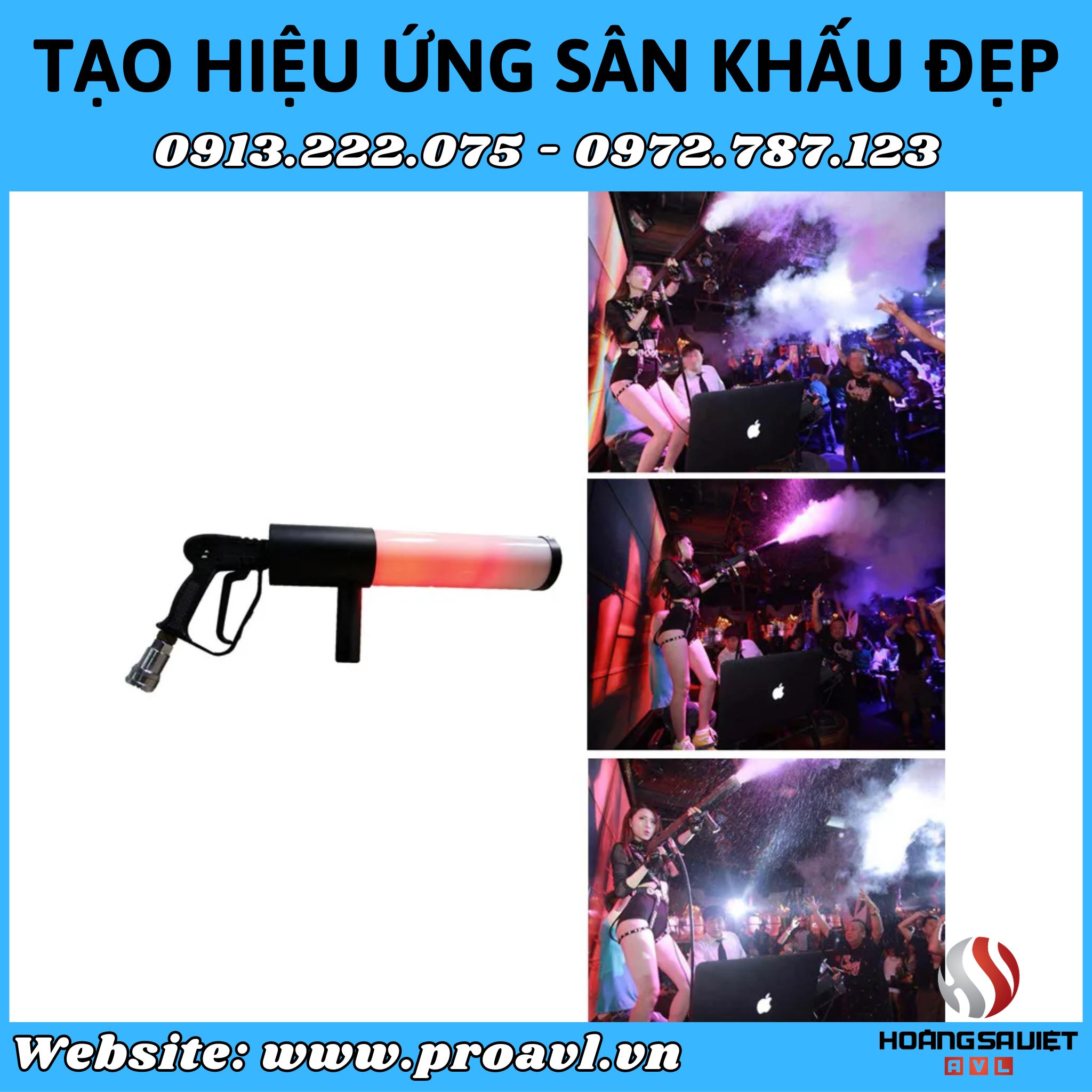 Rent a professional event stage effects machine