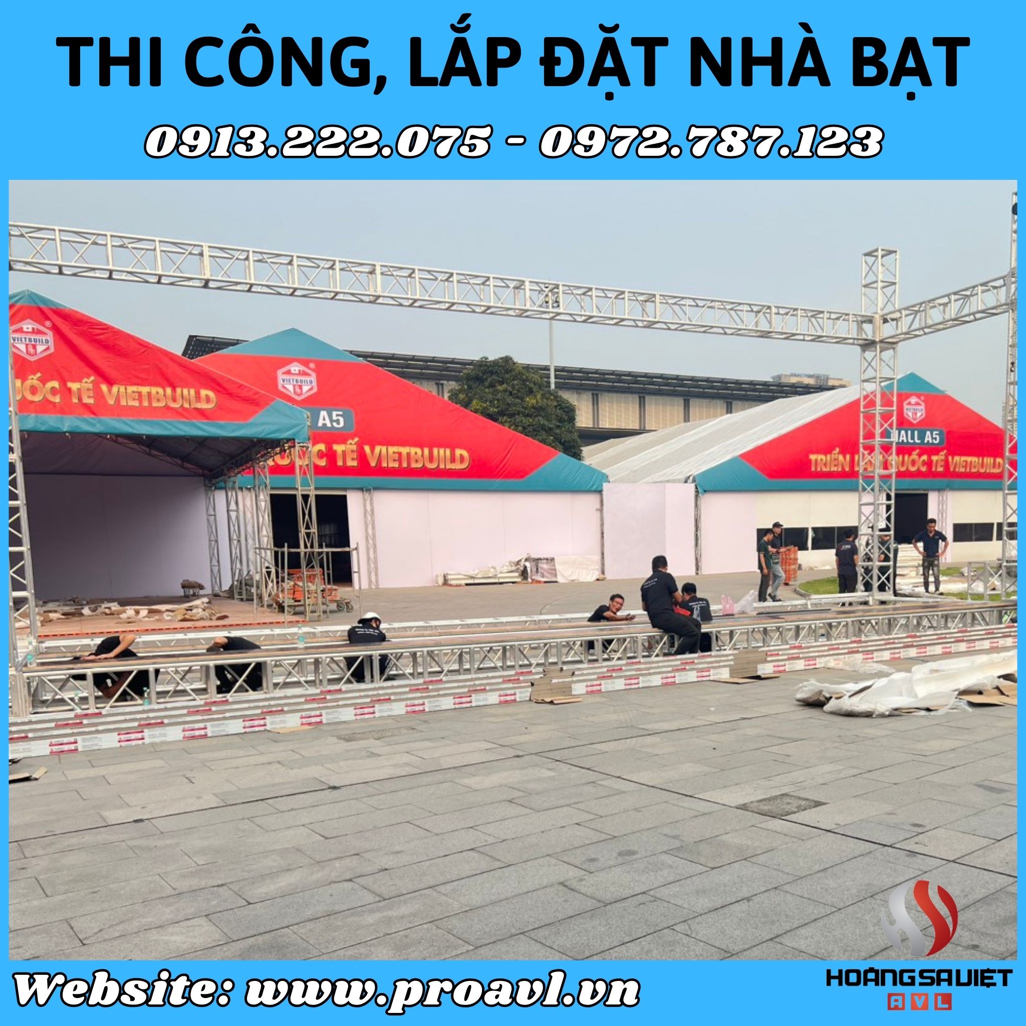 Construction and installation of quality transparent canvas houses nationwide