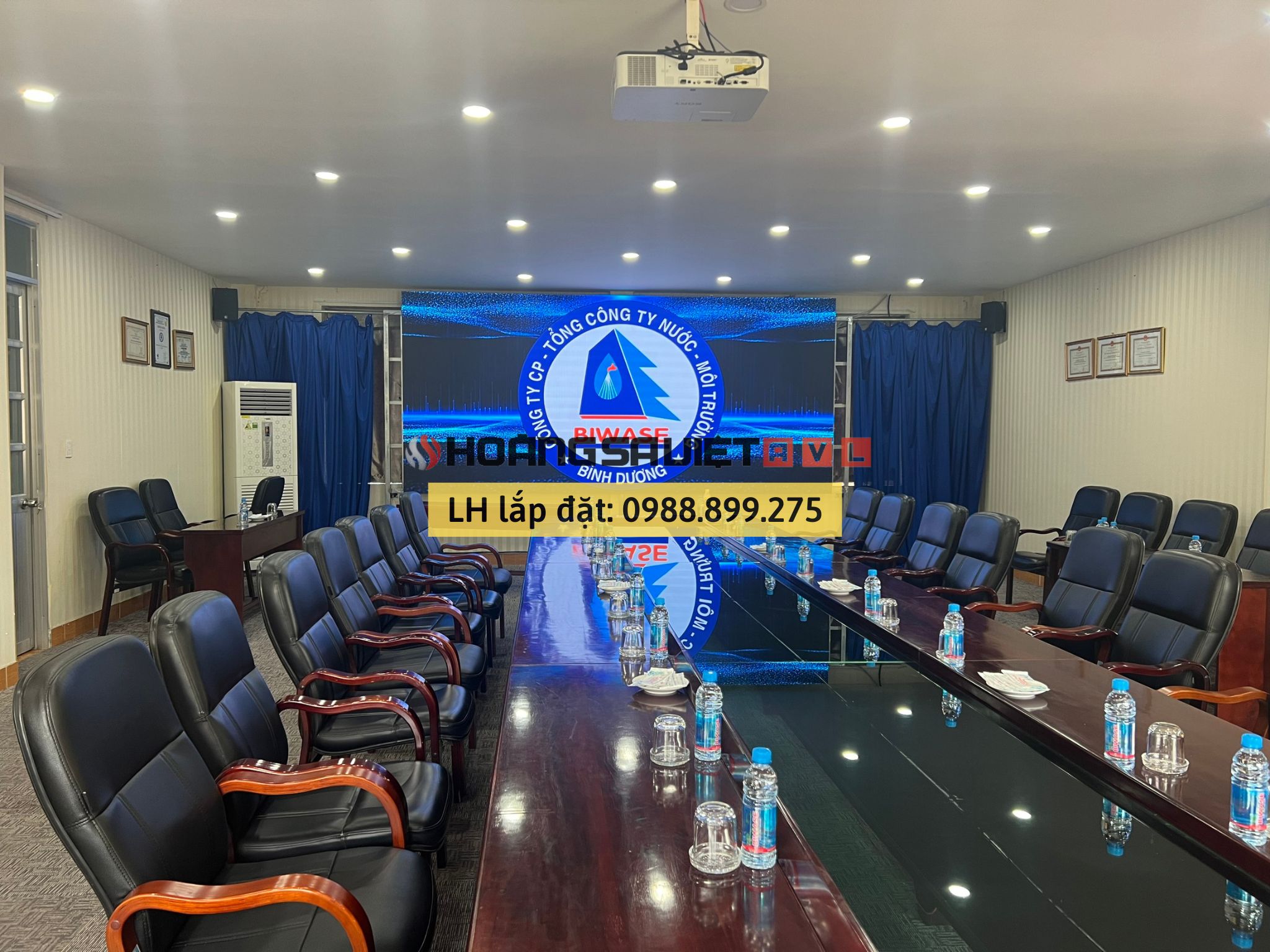 P3 Indoor LED screen after completion