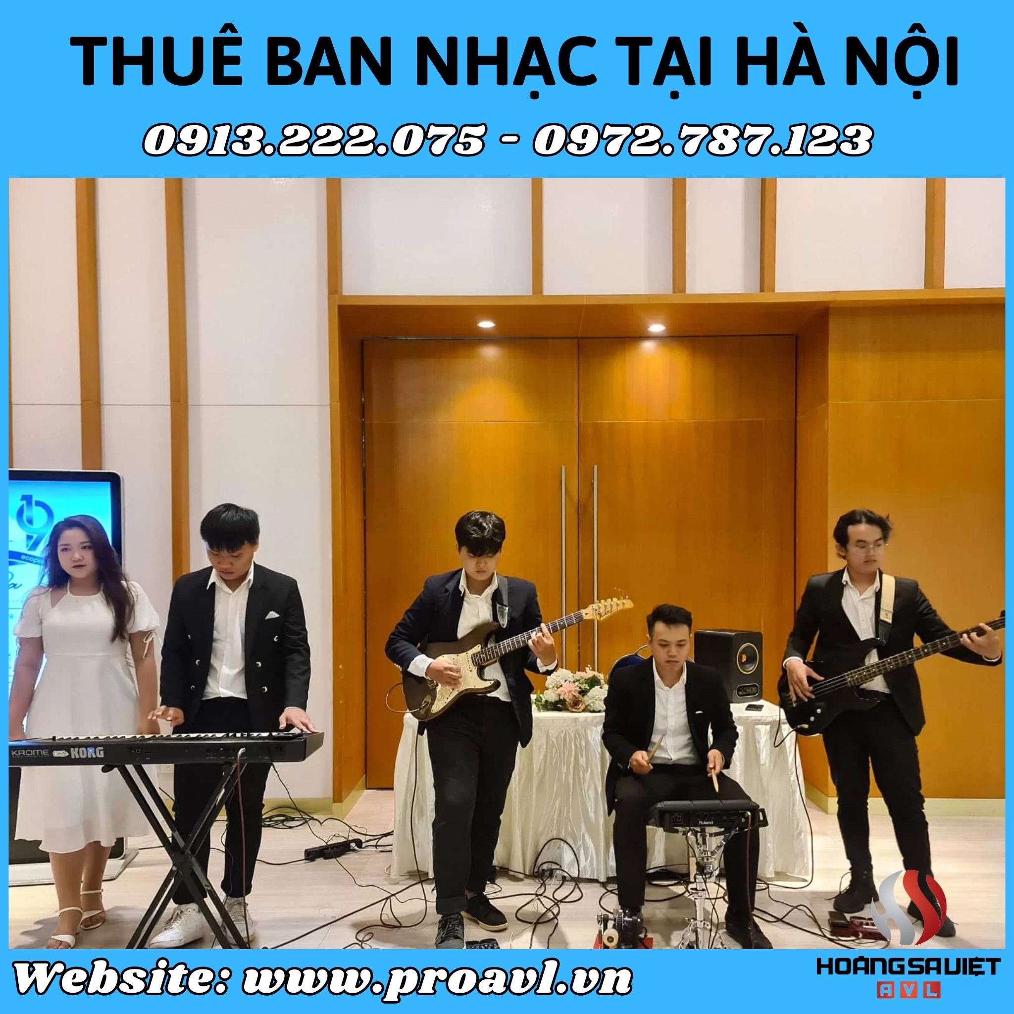 Cho thuê ban nhạc sự kiện chuyên nghiệp