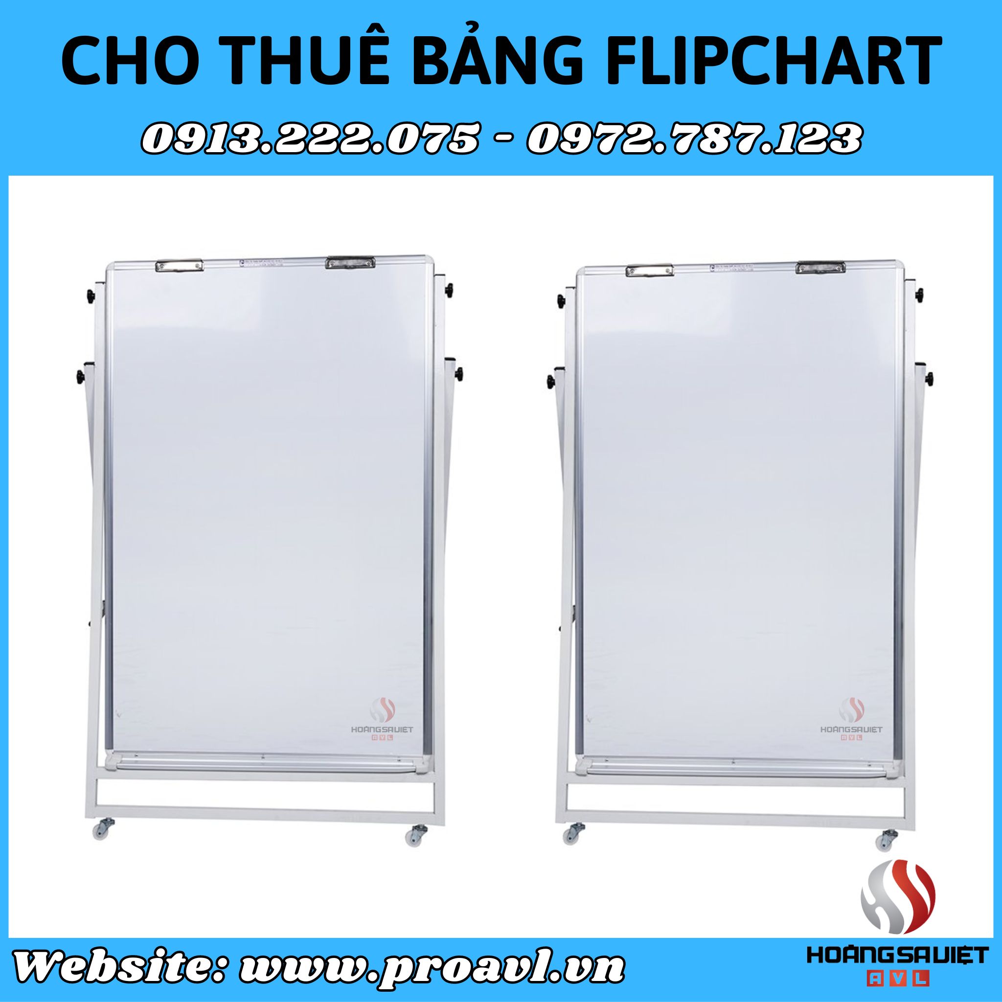 Cho thuê bảng Flipchart uy tín tại HSV ProAVL
