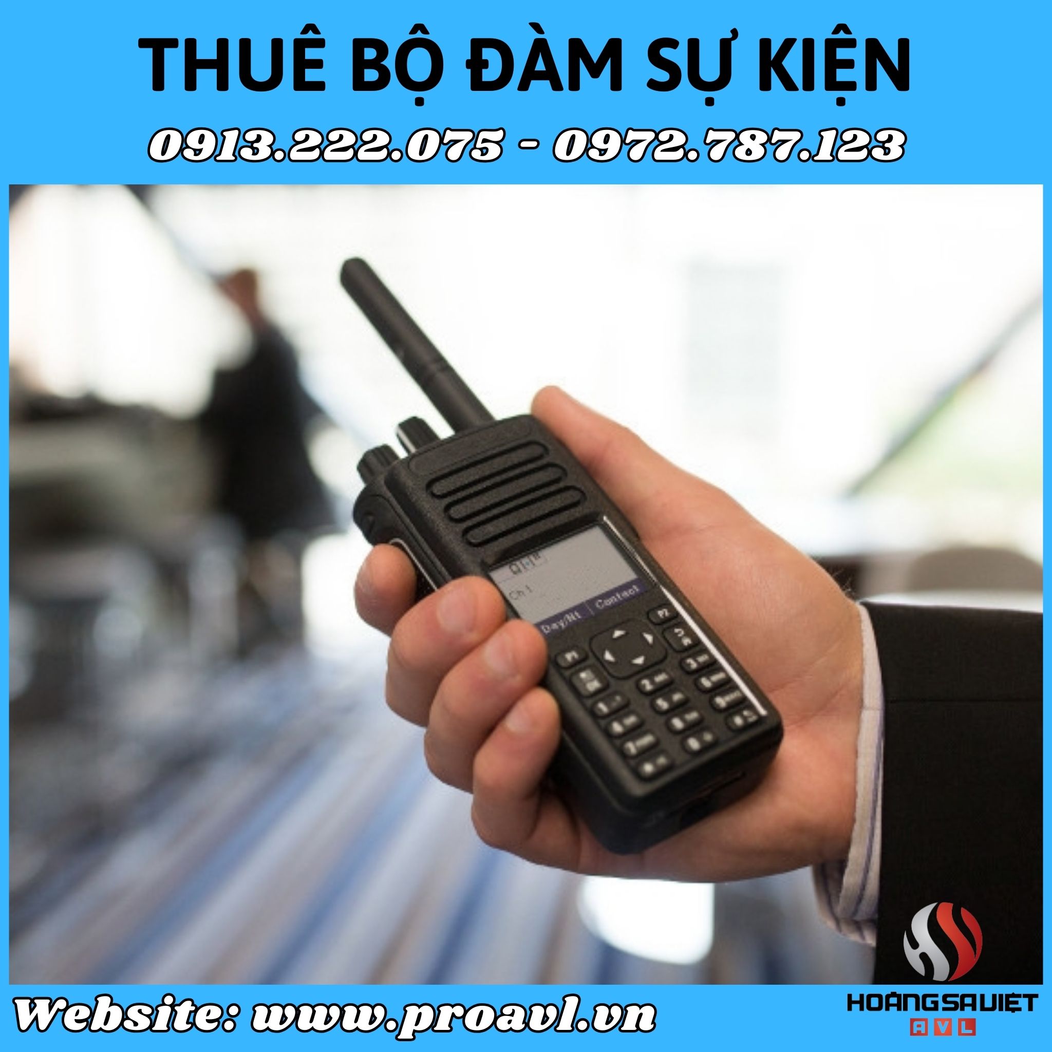 Cho thuê bộ đàm sự kiện tại Hà Nội