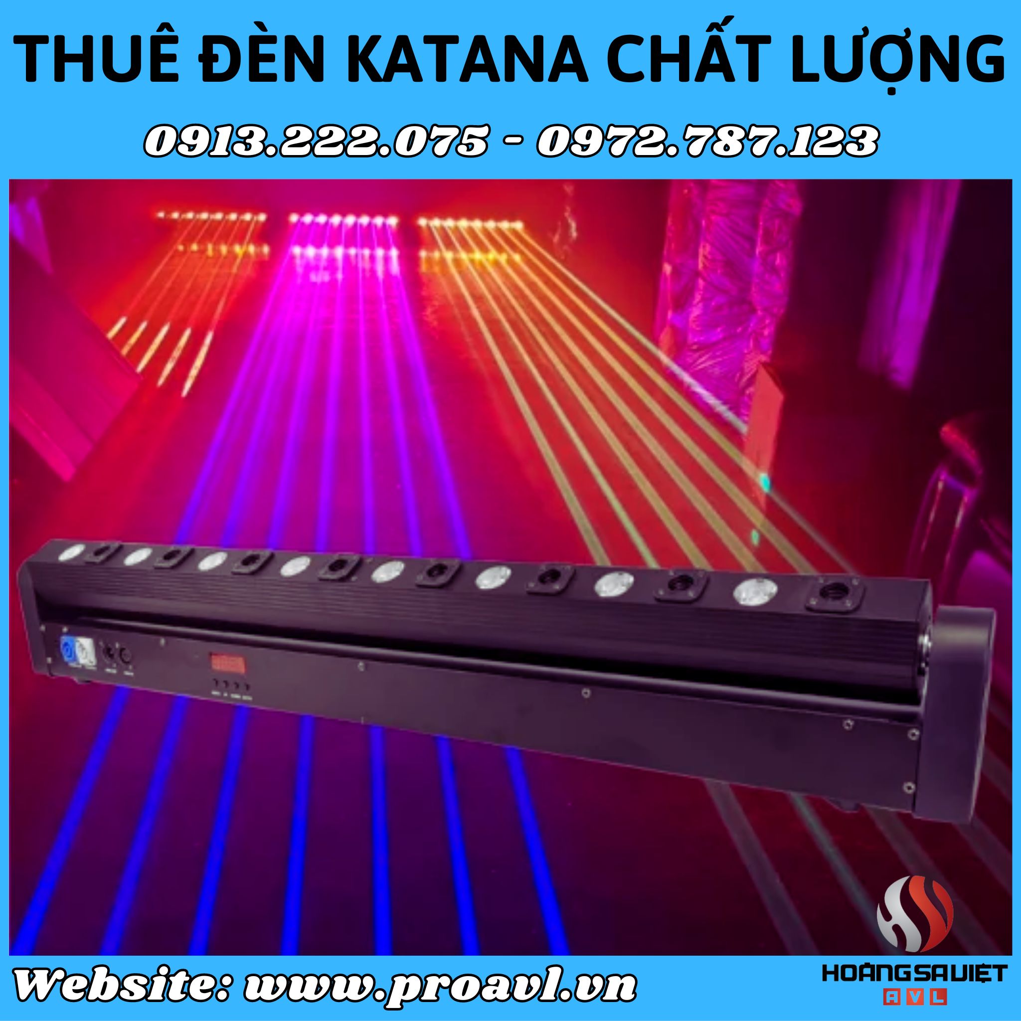 Rent quality Katana lamps in Hanoi