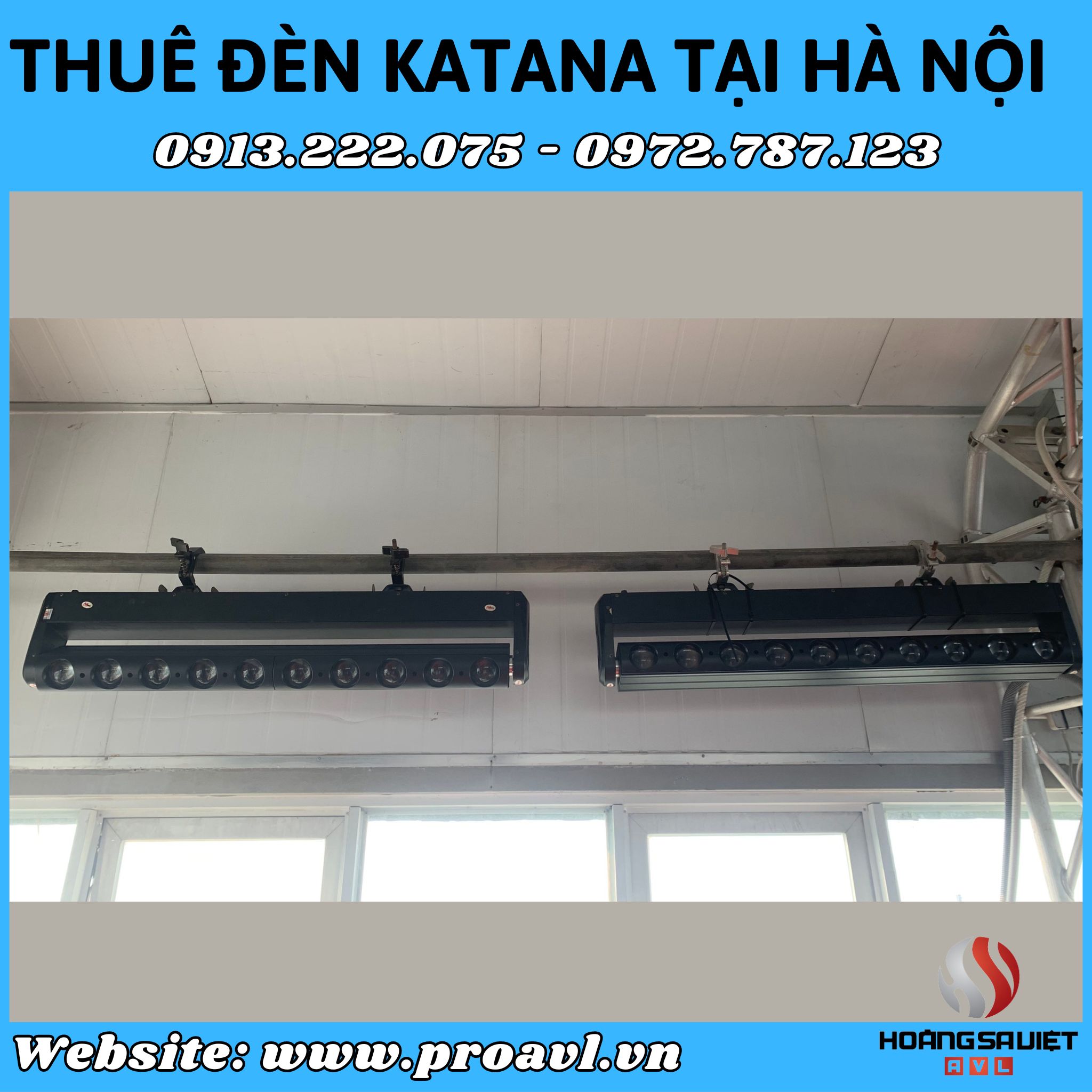 Rent Katana lights for events in Hanoi