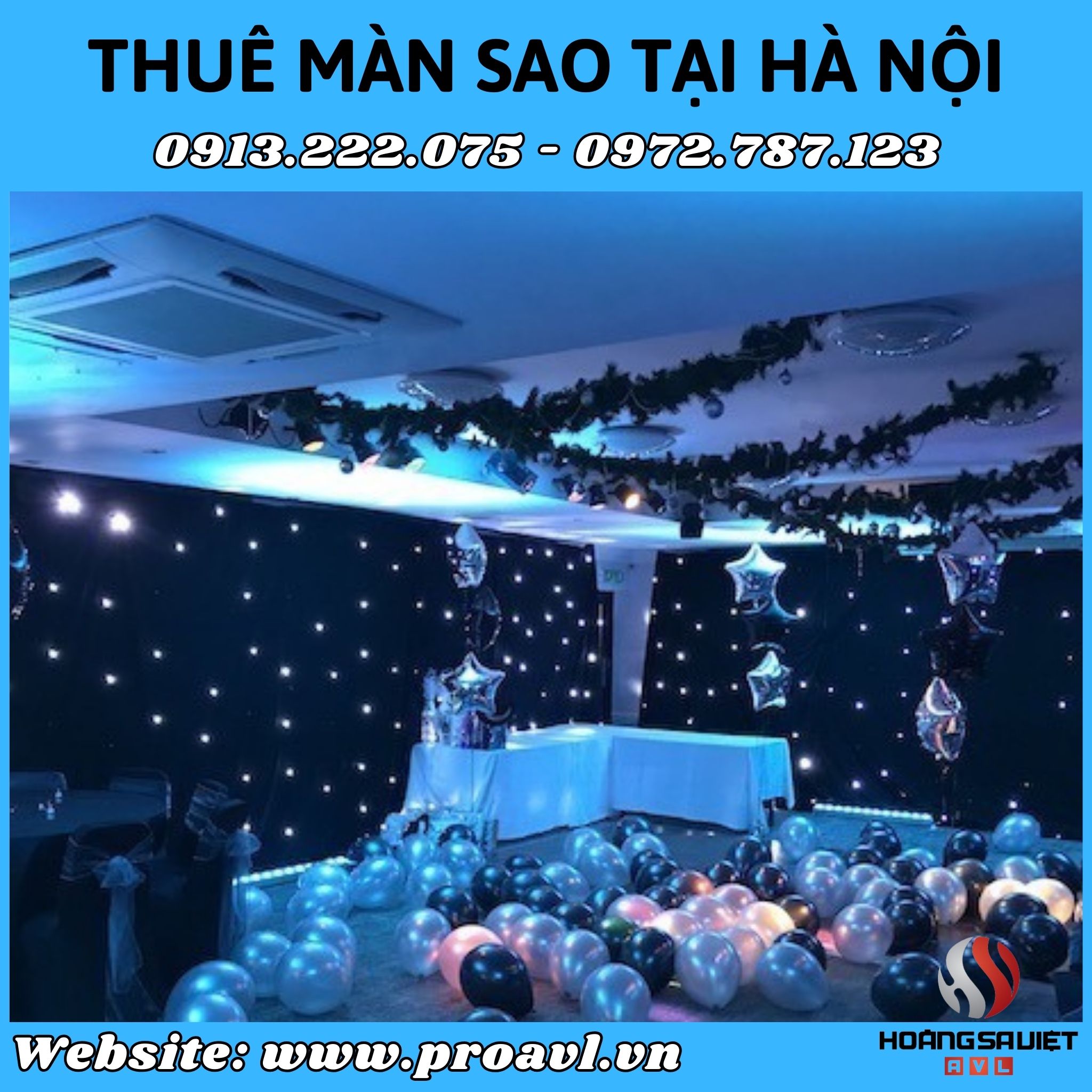 Star curtain rental in Hanoi