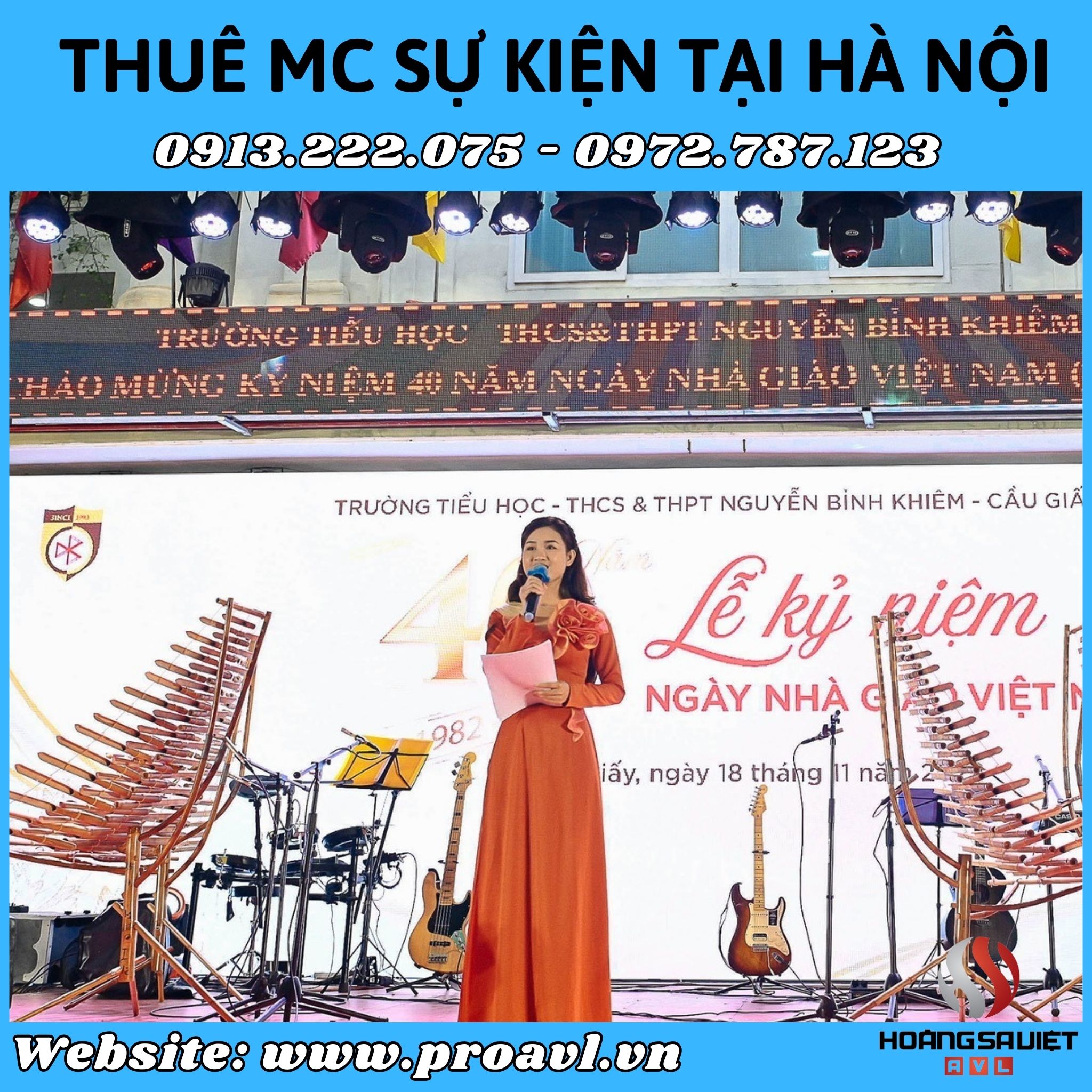 Professional MC for rent in Hanoi 