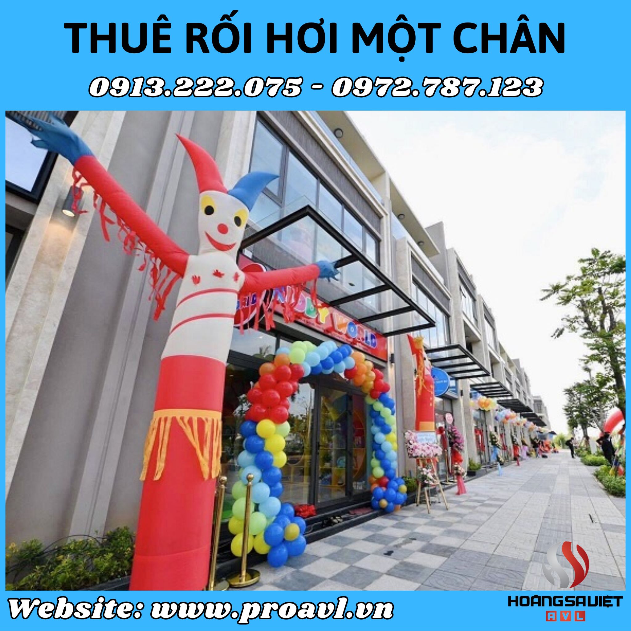 One-legged inflatable puppets for rent at HSV ProAVL