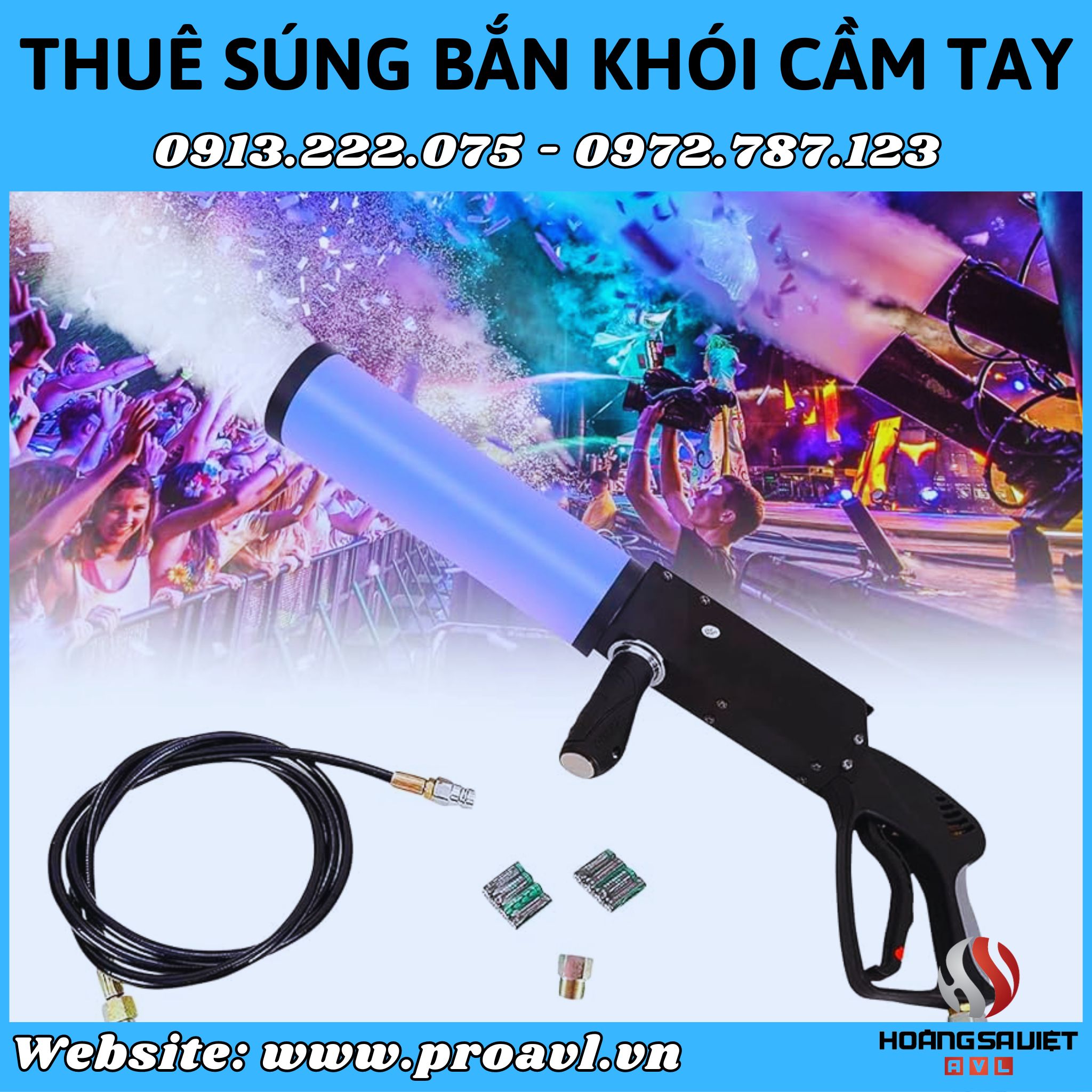 Cheap handheld smoke gun rental nationwide 