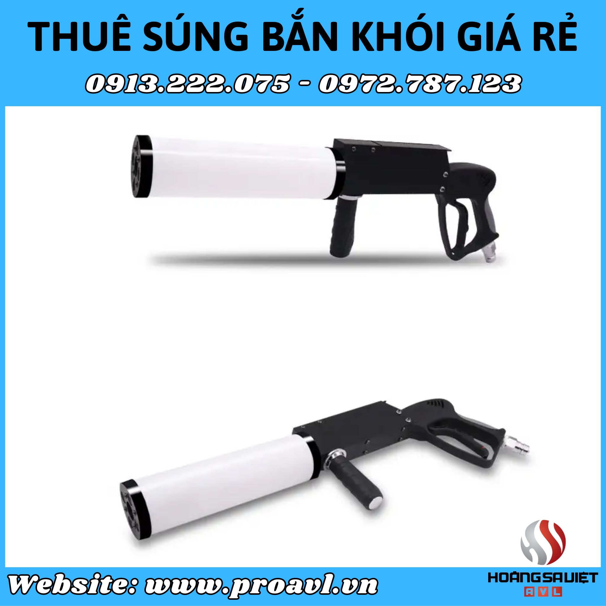 Cheap handheld CO2 gun rental in Hanoi