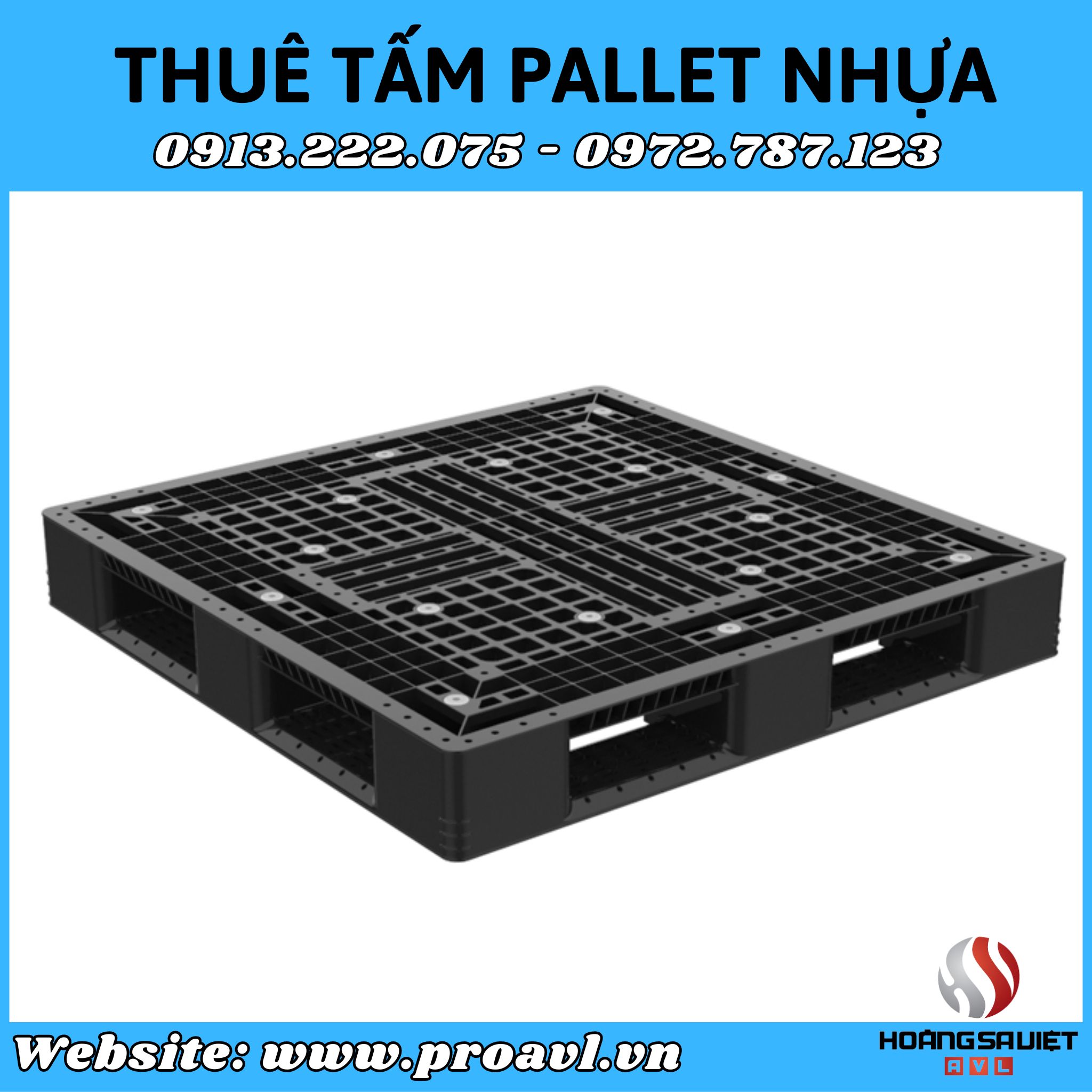 Cho thuê Pallet nhựa giá rẻ tại HSV ProAVL