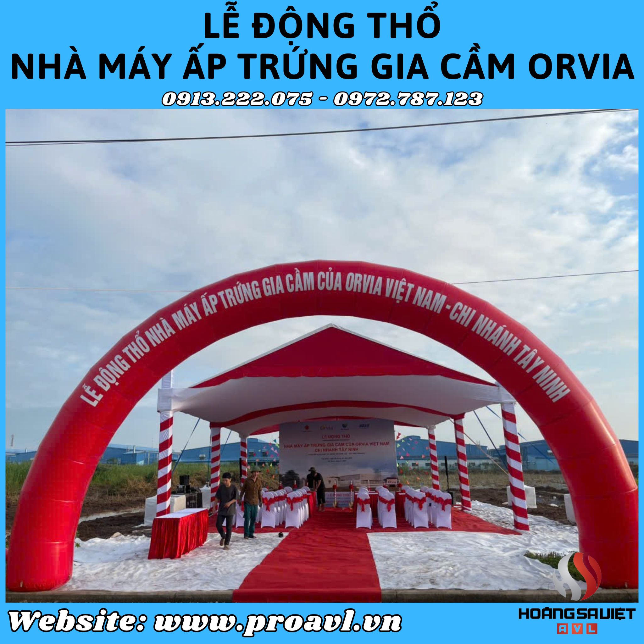 Lễ Động Thổ Nhà Máy Ấp Trứng Gia Cầm Của Orvia Việt Nam - Chi Nhánh Tây Ninh