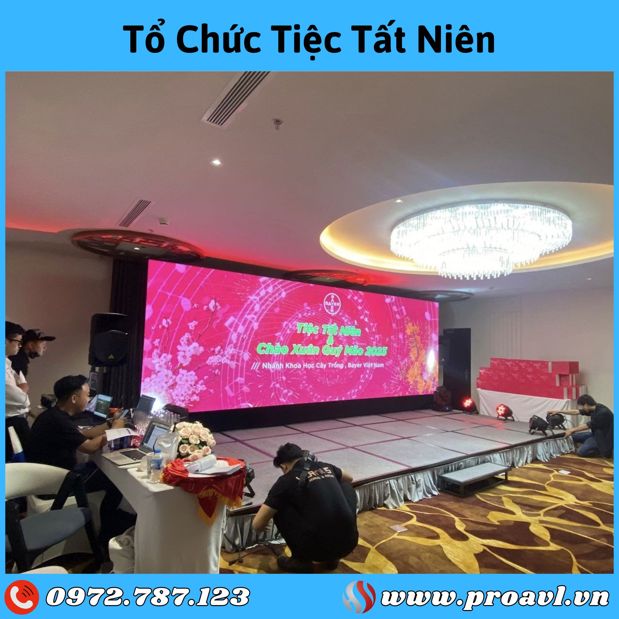 LED screen event