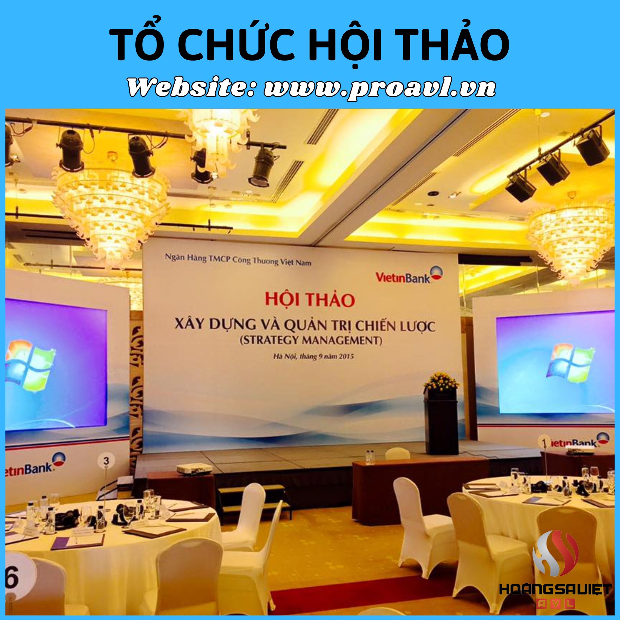 Organize seminar events at HSV ProAVL