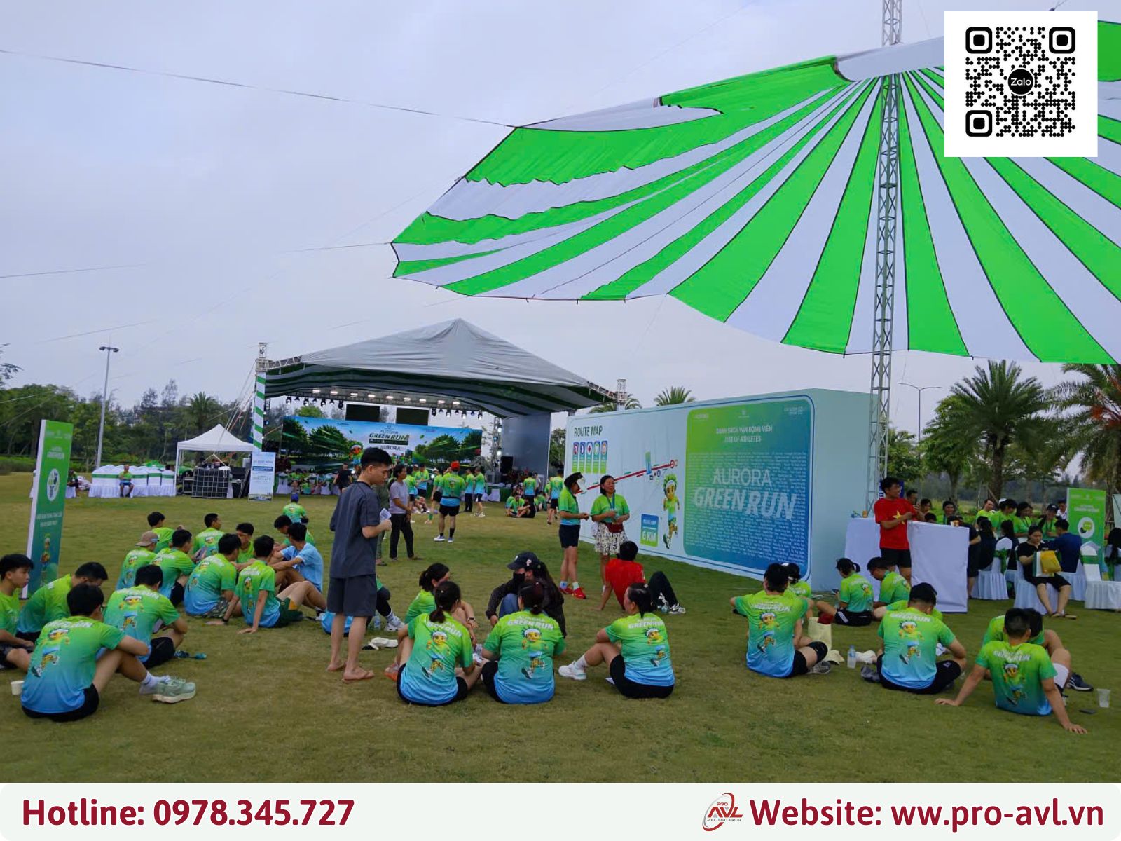 Tổ chức sự kiện giải chạy Aurora Greenrun