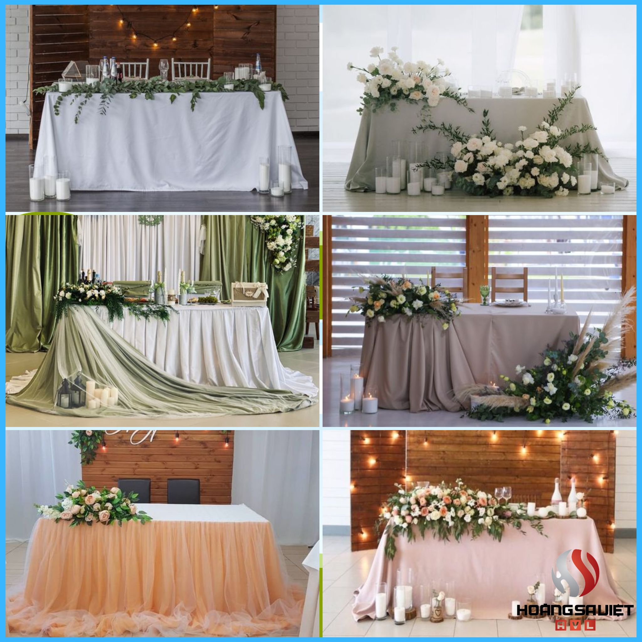 Some simple wedding reception table decorations