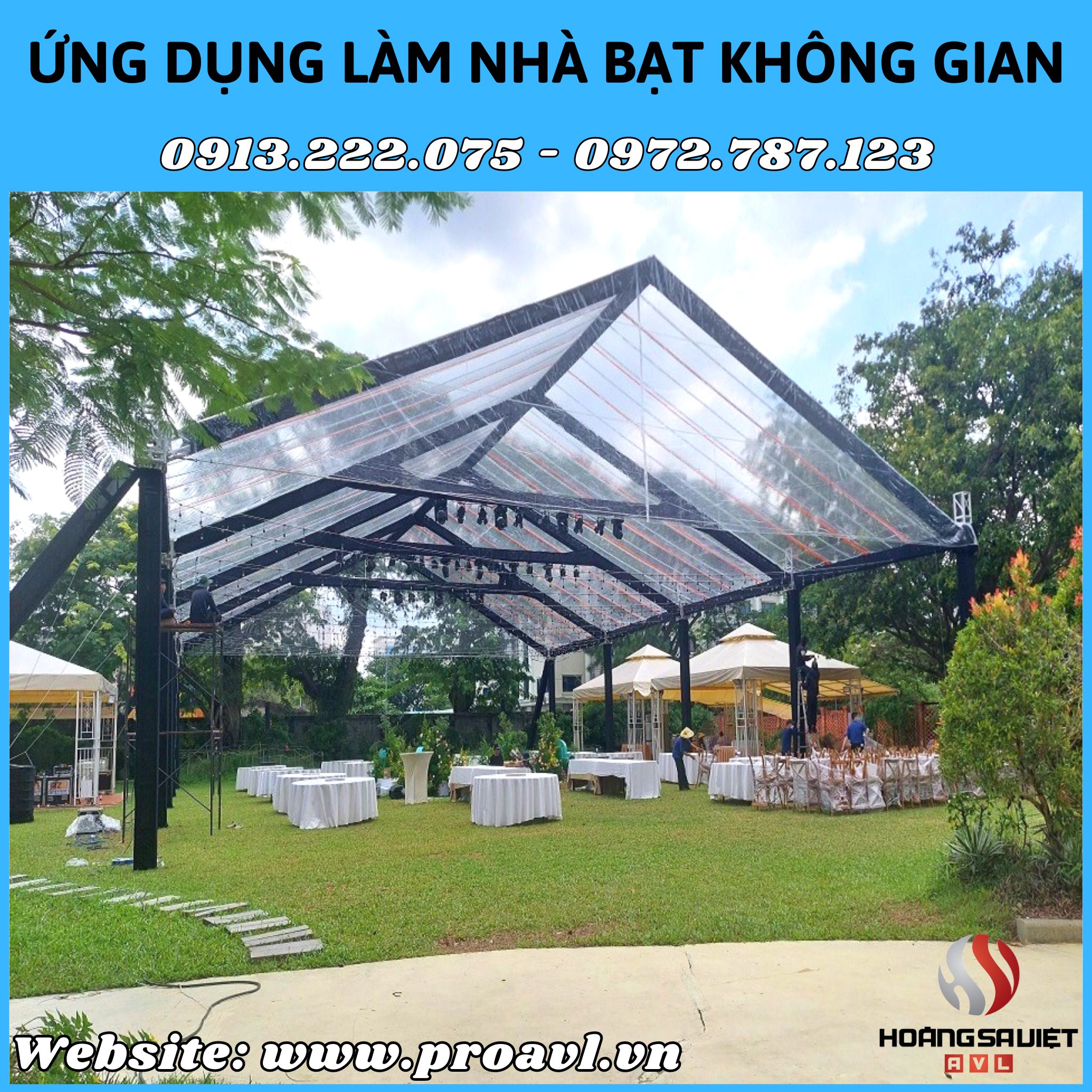 Ứng dụng khung Truss trong tổ chức sự kiện
