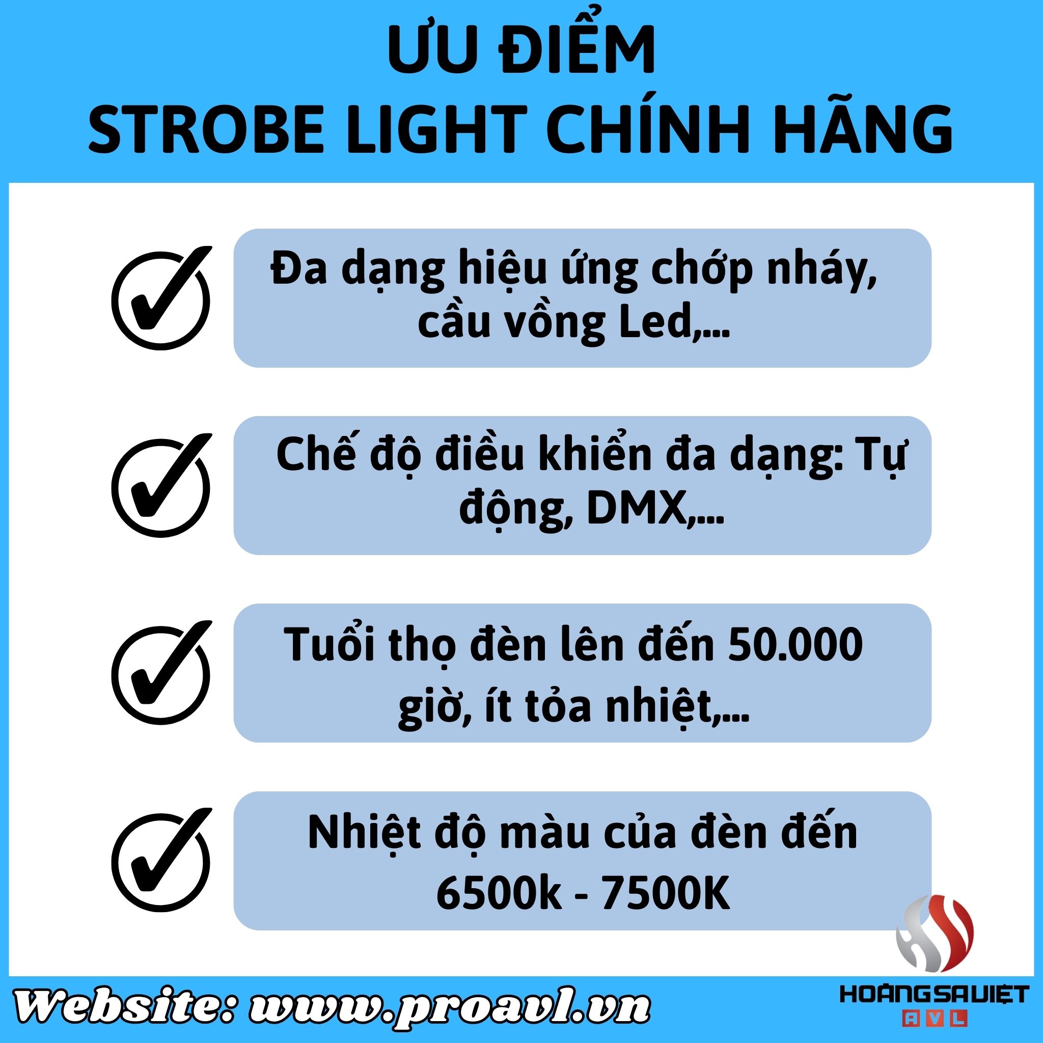 Outstanding advantages of Strobe lights