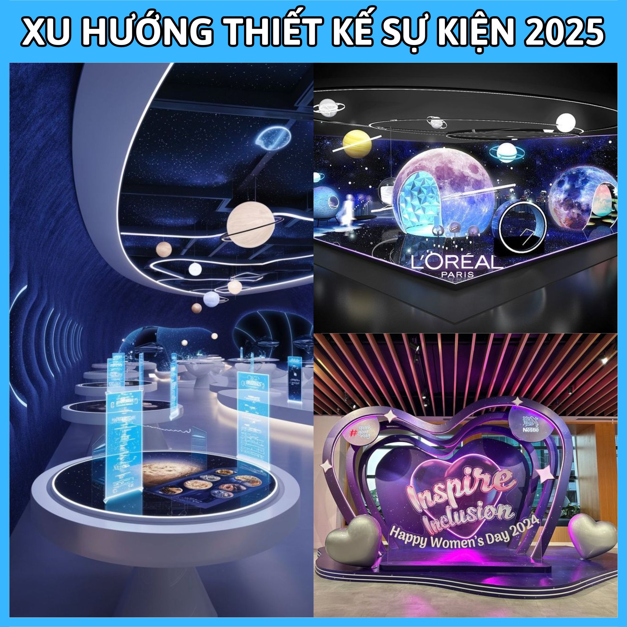 Xu hướng thiết kế trong tổ chức sự kiện