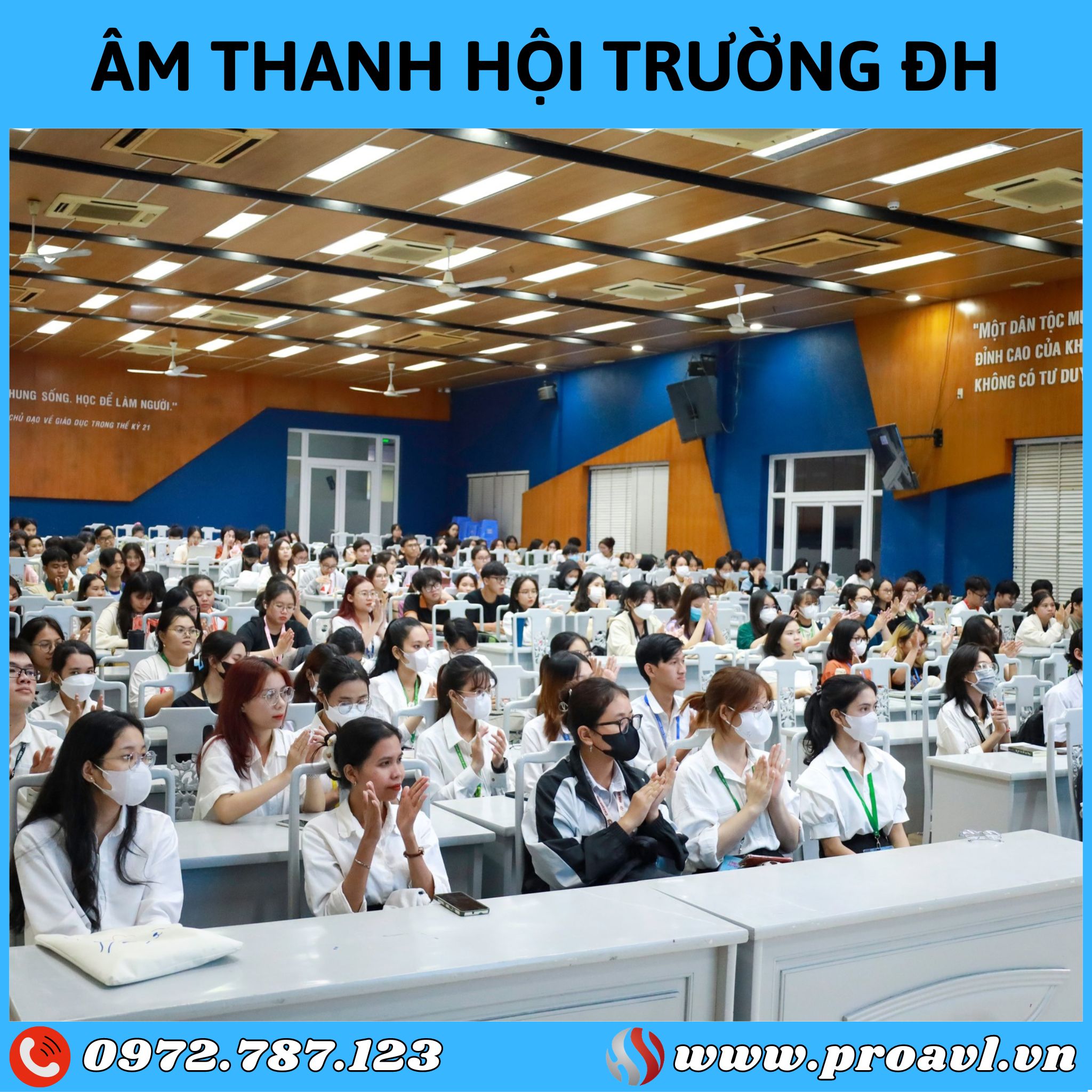 Sound for large halls