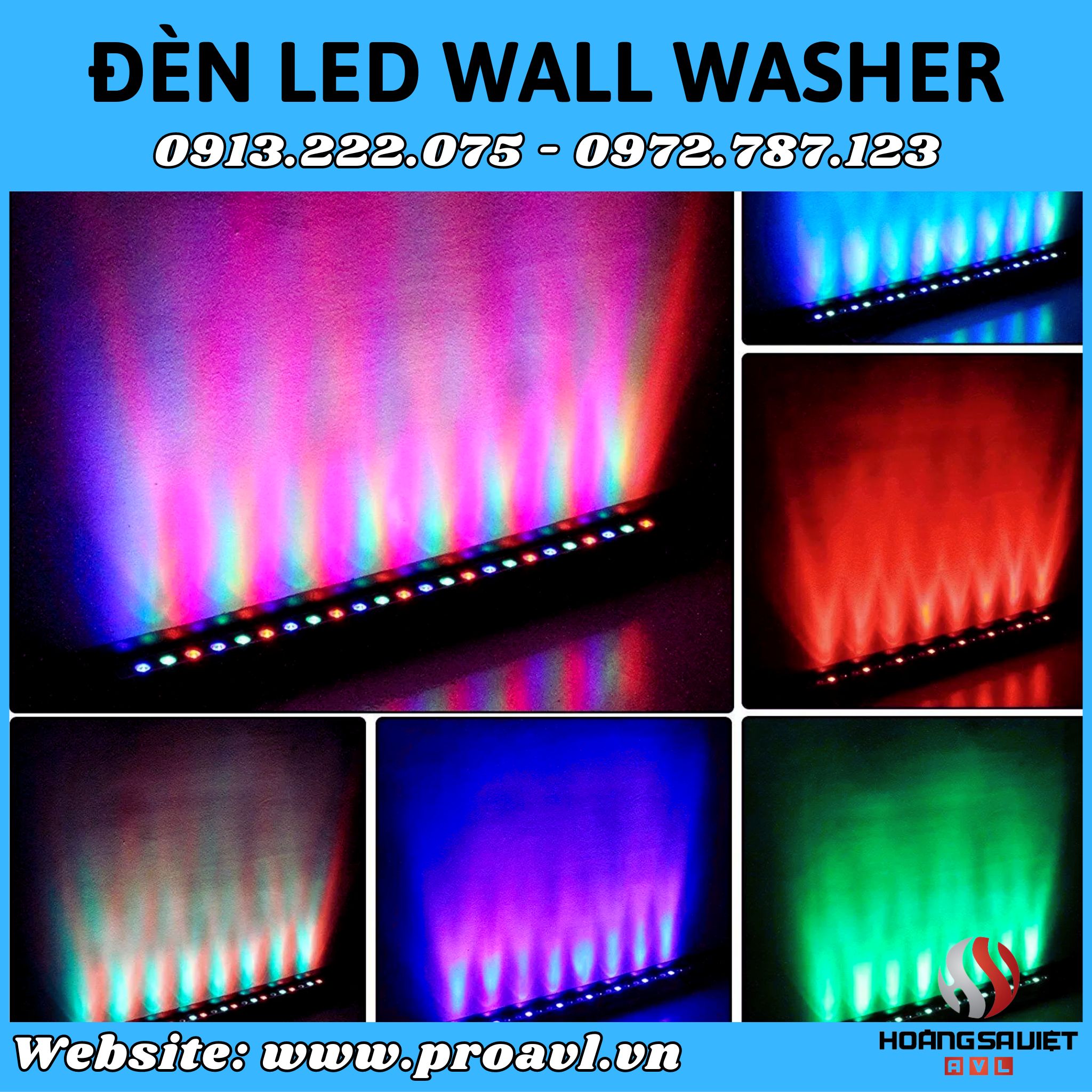 Ánh sáng đèn LED Wall Washer 