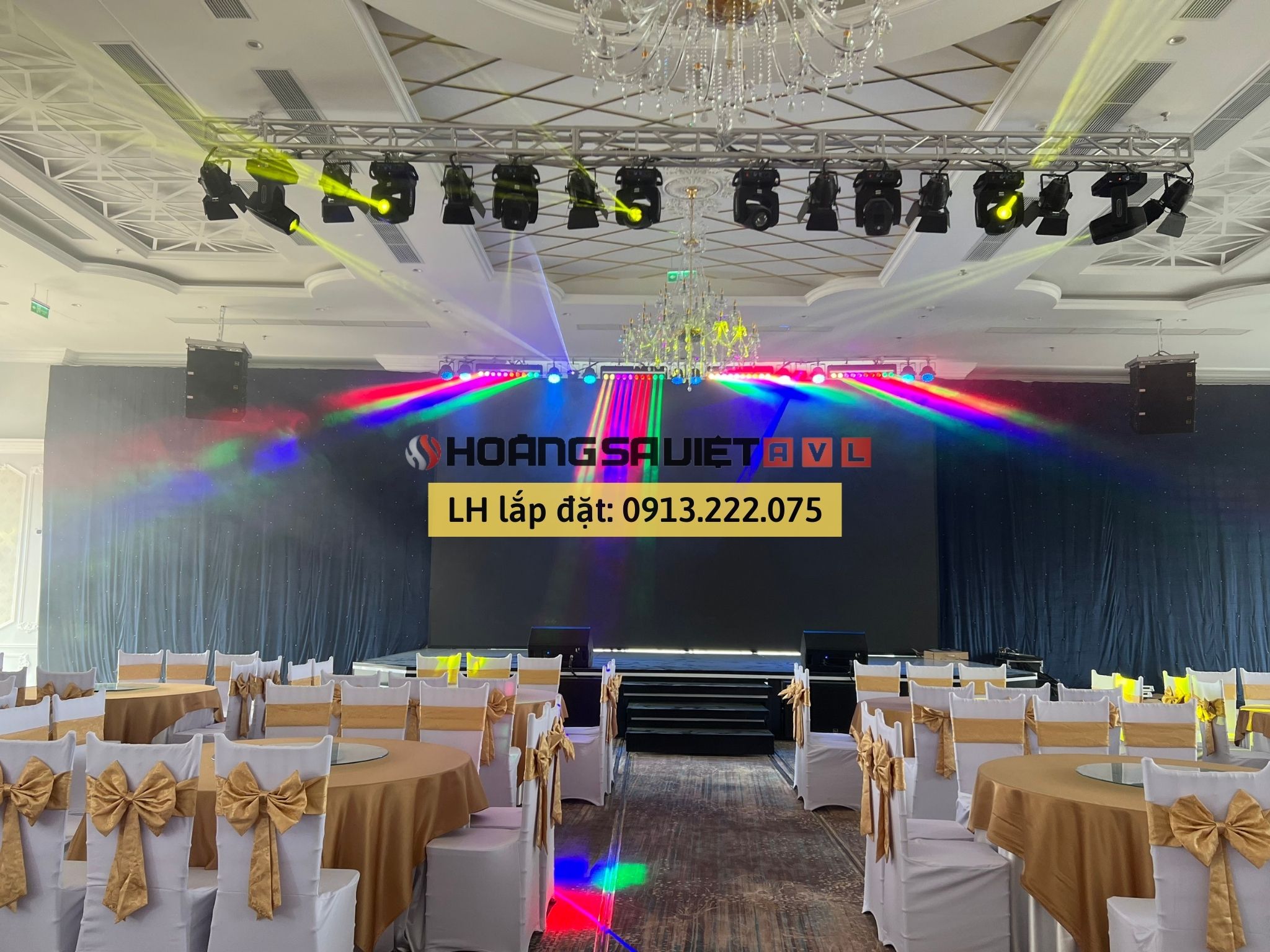 Giai đoạn 3: Bàn giao Ánh sáng hội trường tại Đà Lạt