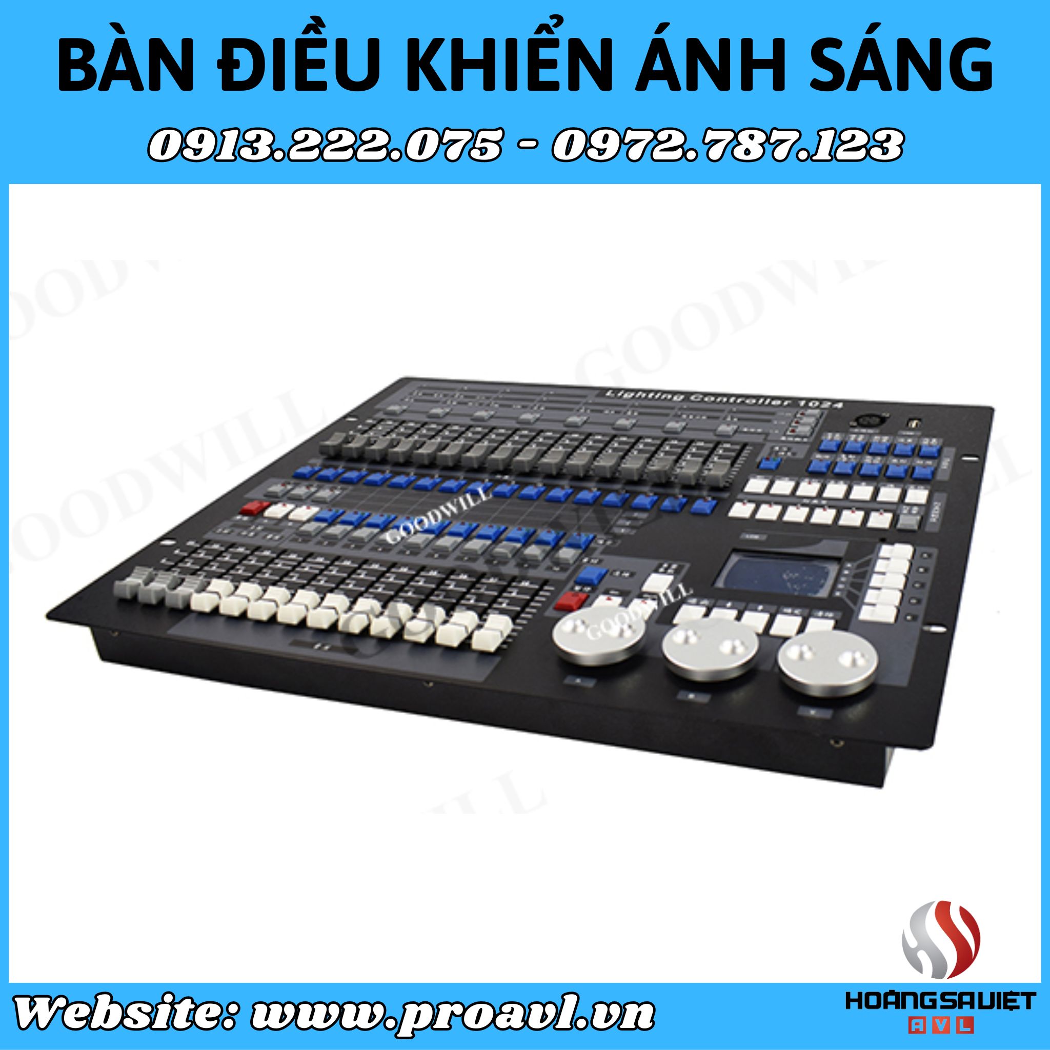 Bàn điều khiển ánh sáng tại HSV ProAVL