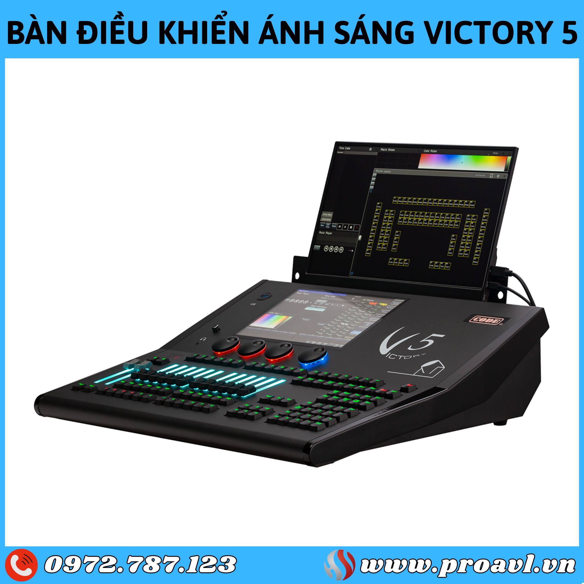 Code Victory 5 lighting console