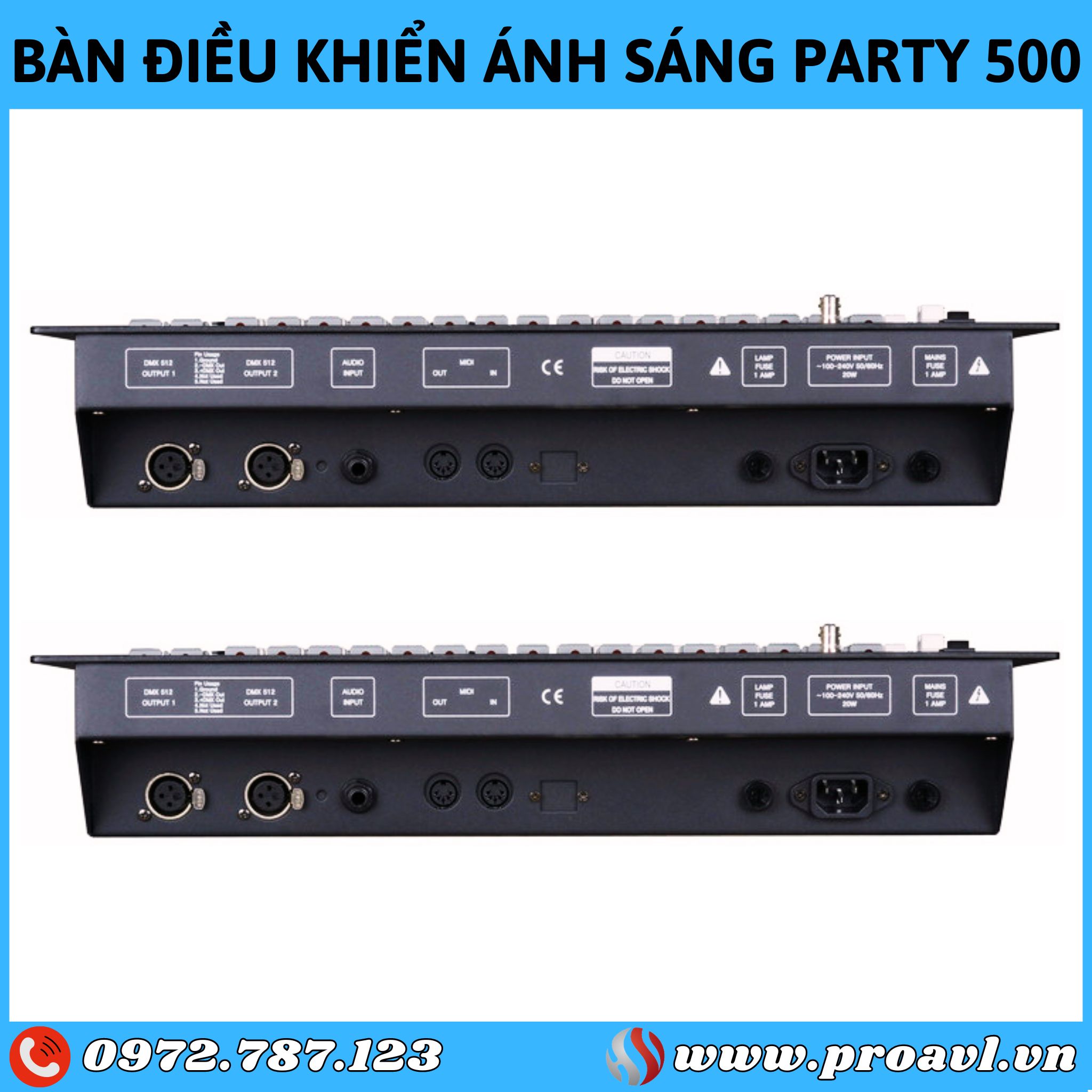Genuine Party 500 lighting control table, good price